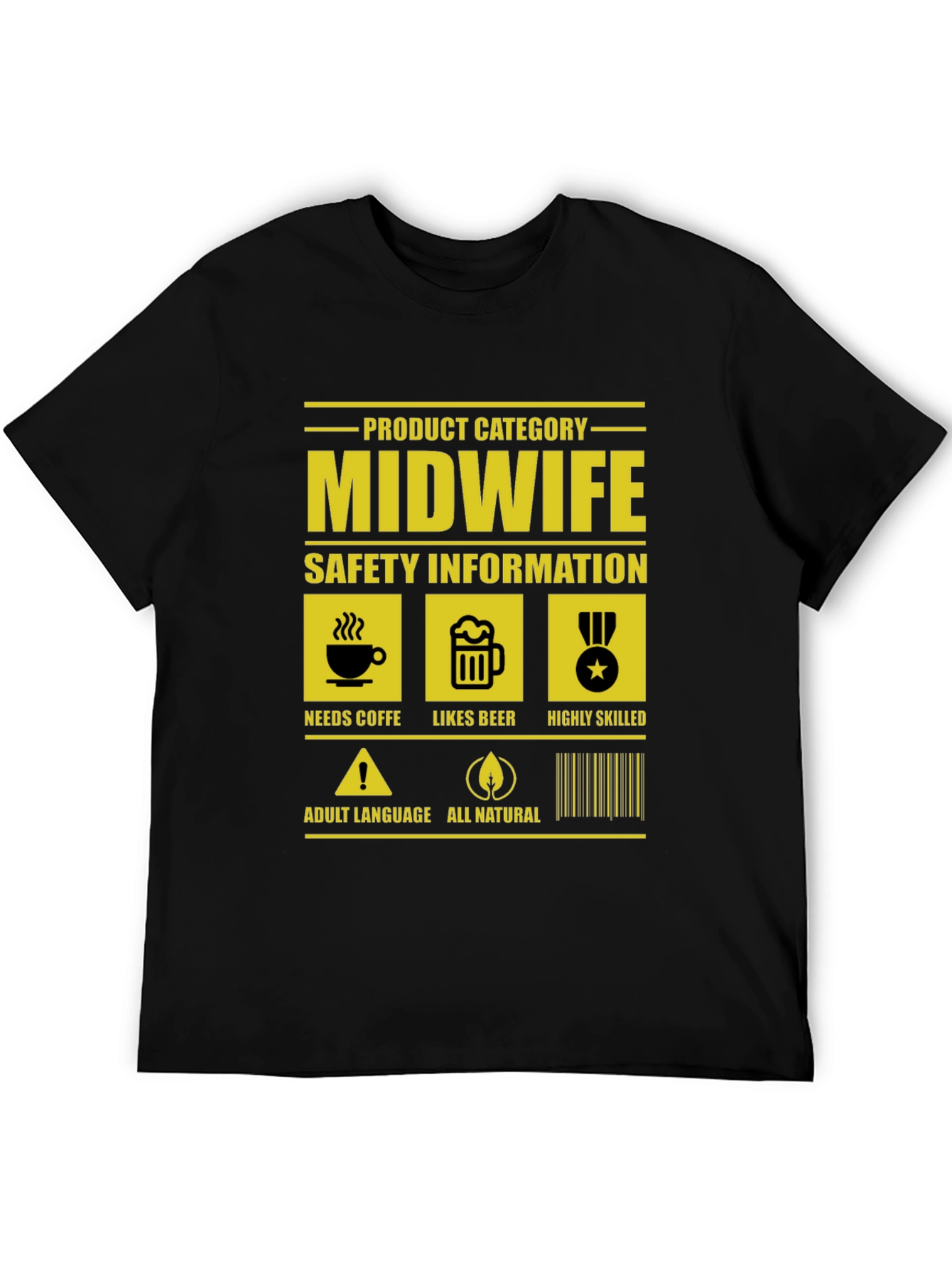 Midwife Product Category Funny T-Shirt