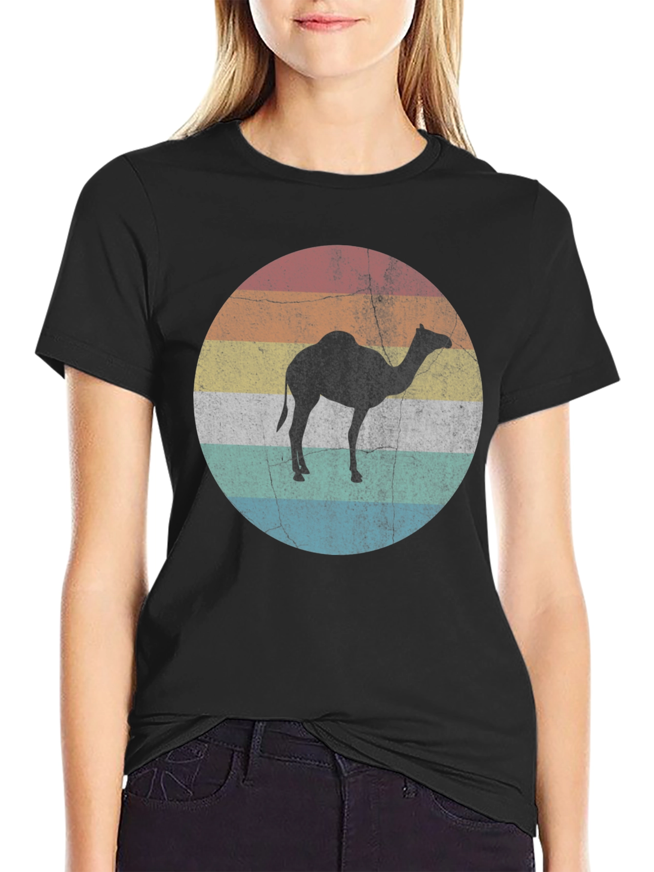 Retro Camel Silhouette Graphic Tee