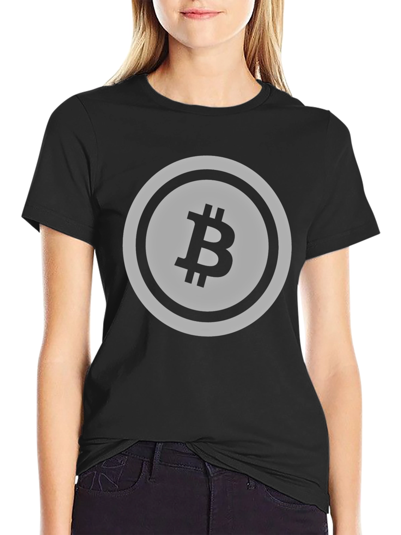 Bitcoin Logo Graphic T-Shirt - Crypto Currency Tee