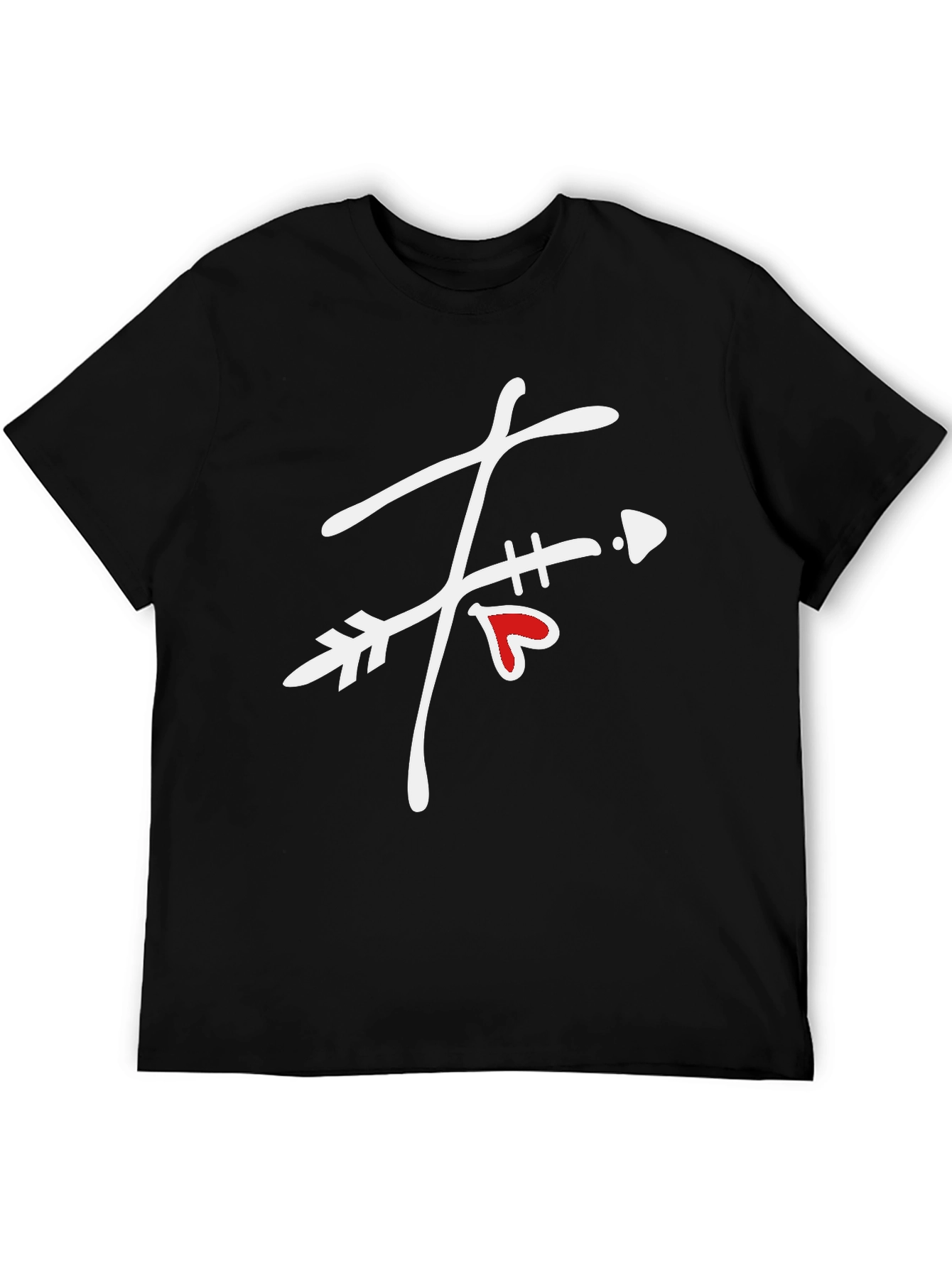Arrow Heart T-Shirt - Modern Graphic Tee