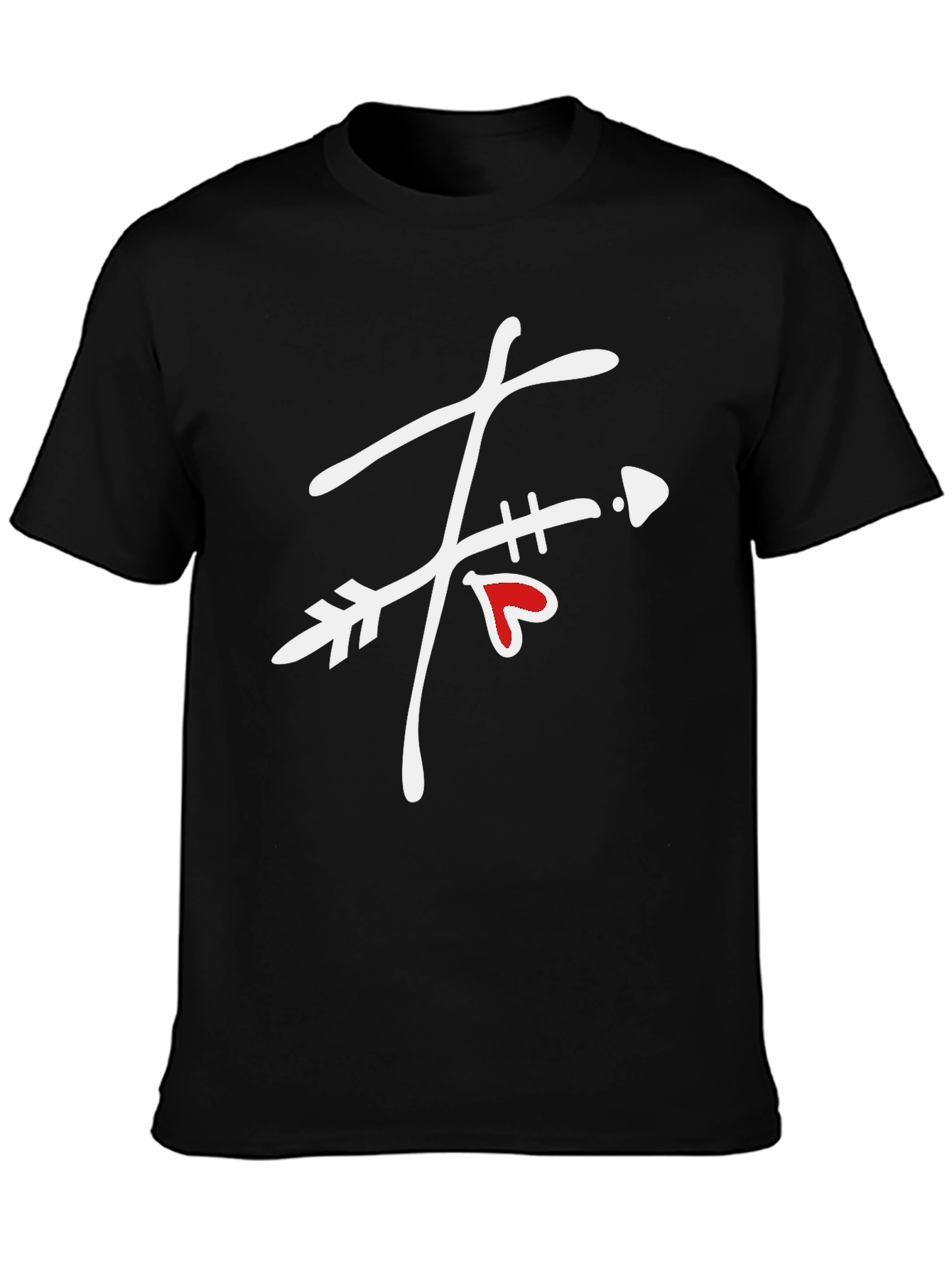 Arrow Heart T-Shirt - Modern Graphic Tee