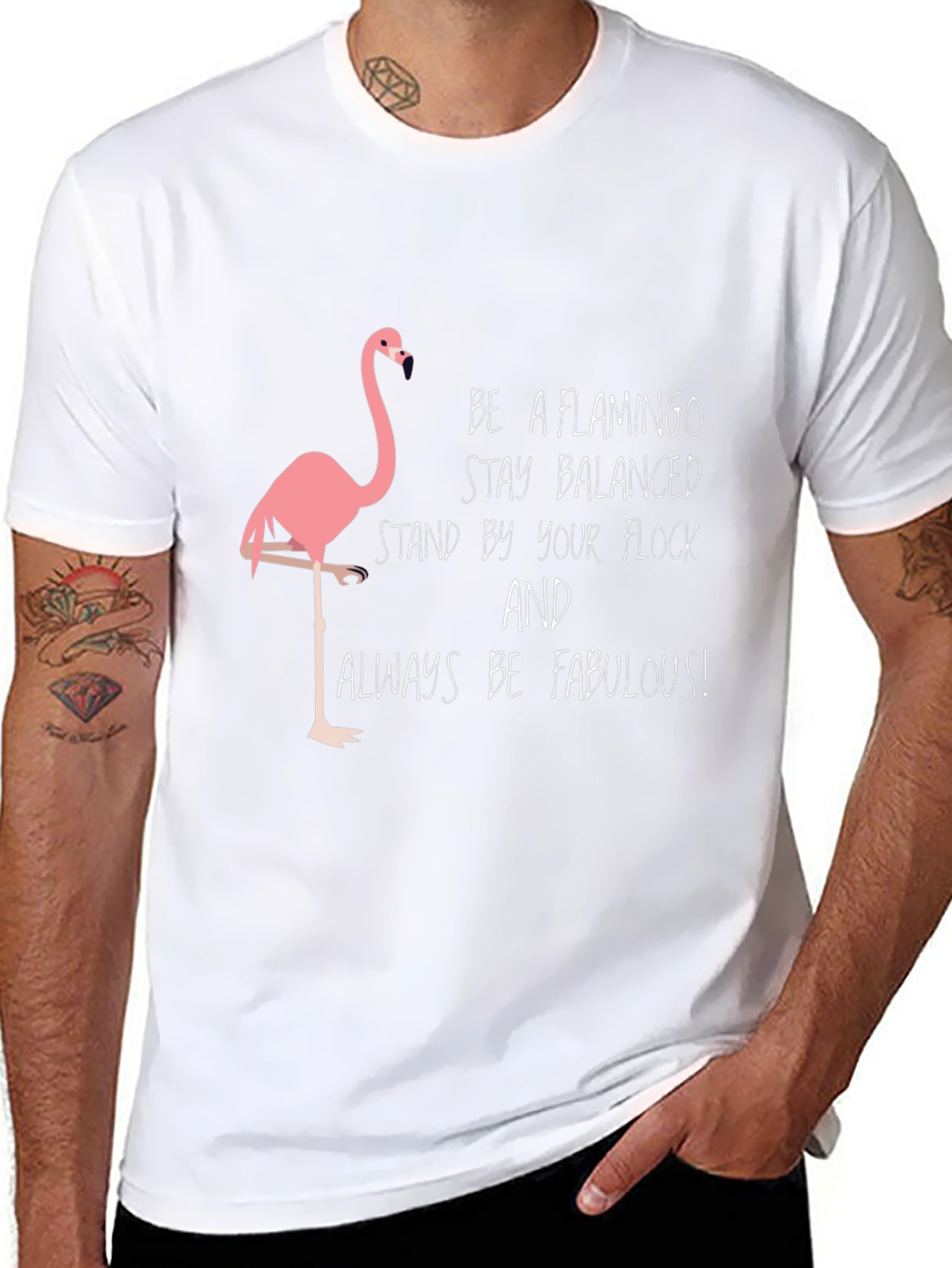 Be a Flamingo T-Shirt - Stay Balanced & Fabulous!