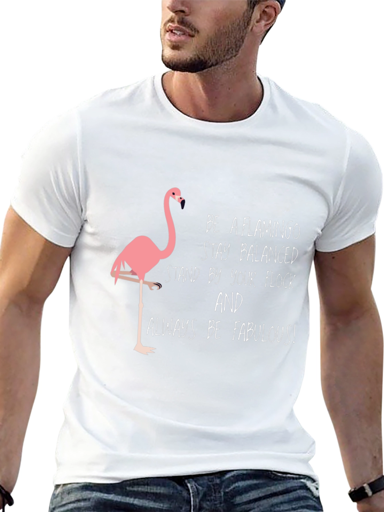 Be a Flamingo T-Shirt - Stay Balanced & Fabulous!