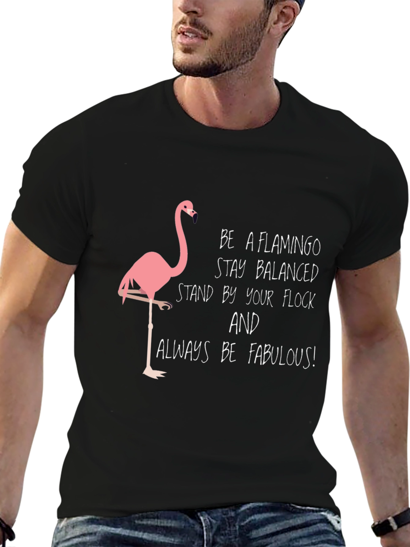 Be a Flamingo T-Shirt - Stay Balanced & Fabulous!