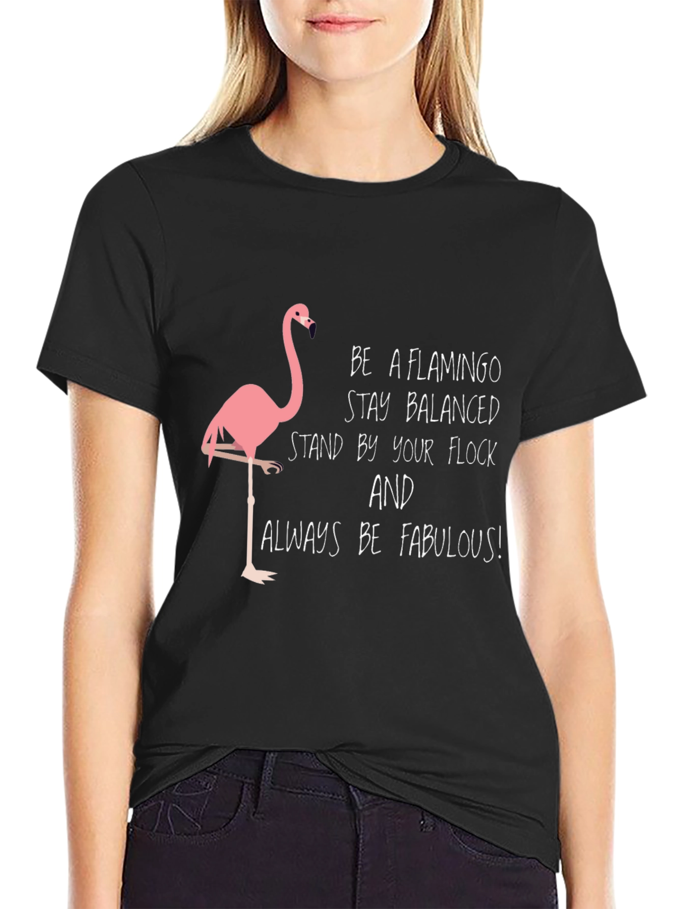 Be a Flamingo T-Shirt - Stay Balanced & Fabulous!