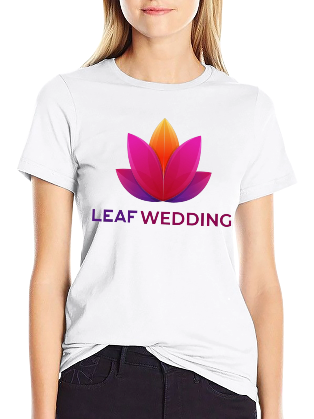 Leaf Wedding Graphic T-Shirt