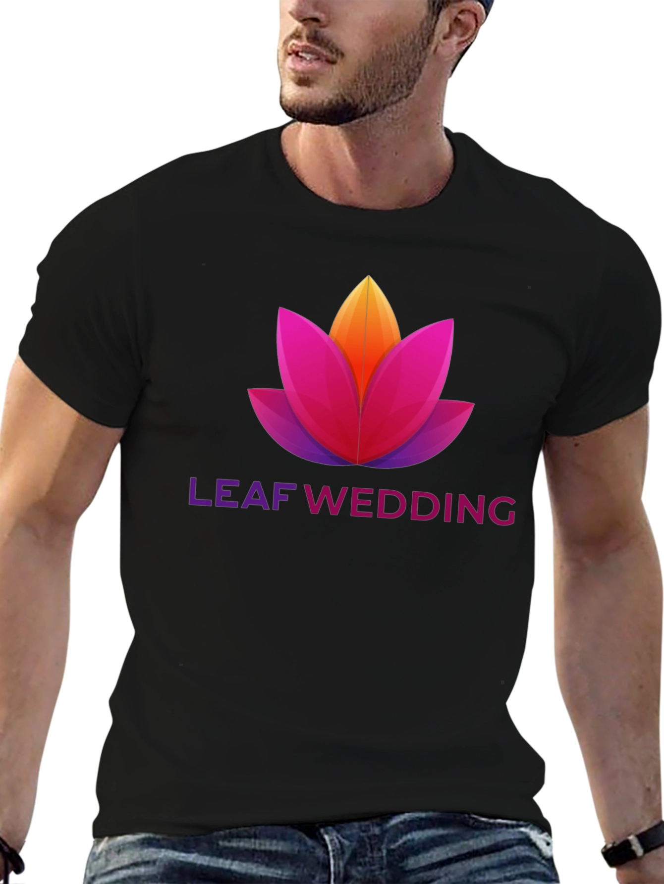 Leaf Wedding Graphic T-Shirt
