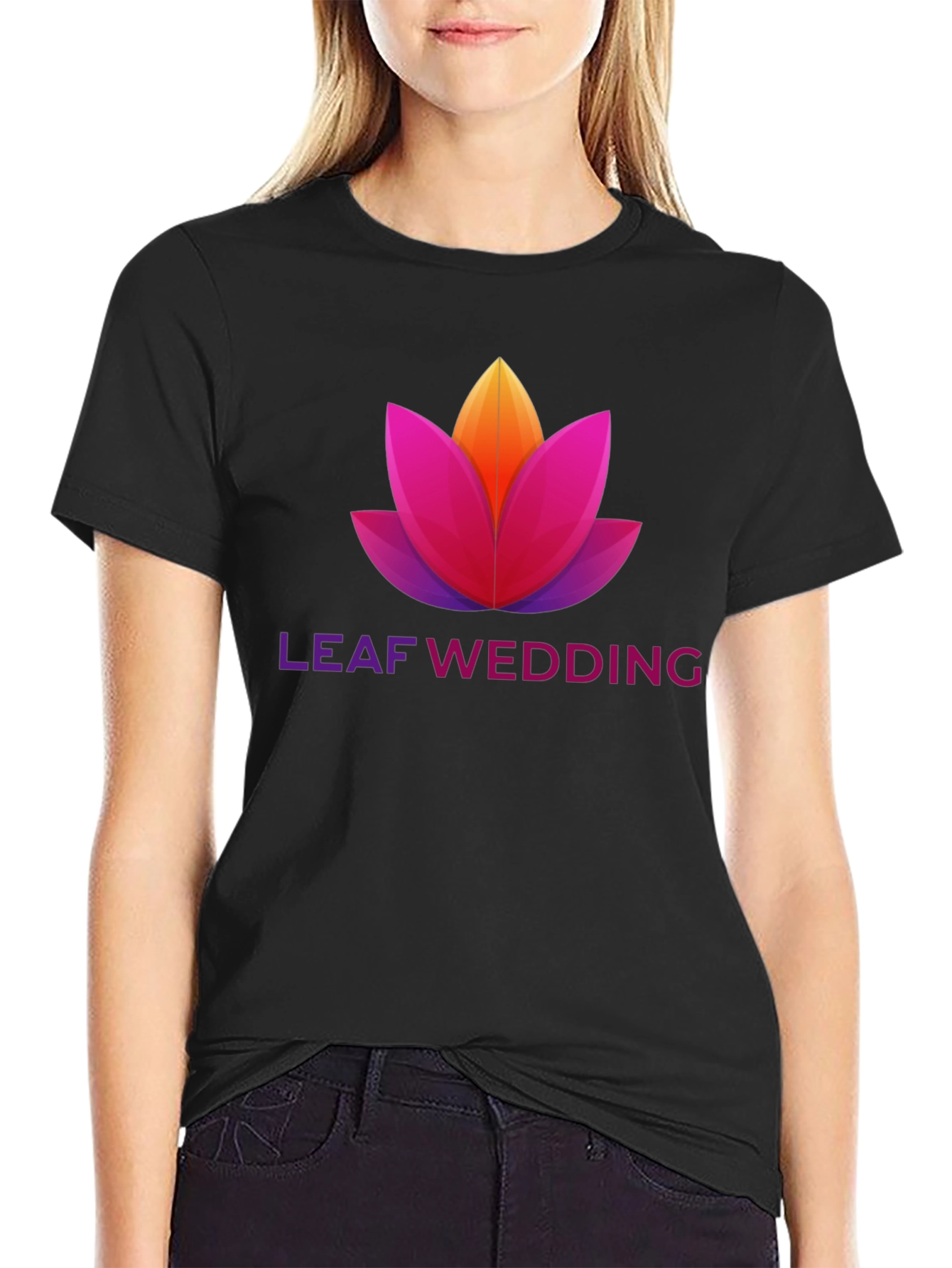 Leaf Wedding Graphic T-Shirt