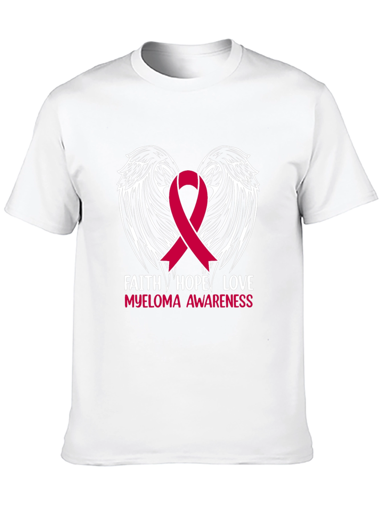 Faith Hope Love Myeloma Awareness T-Shirt