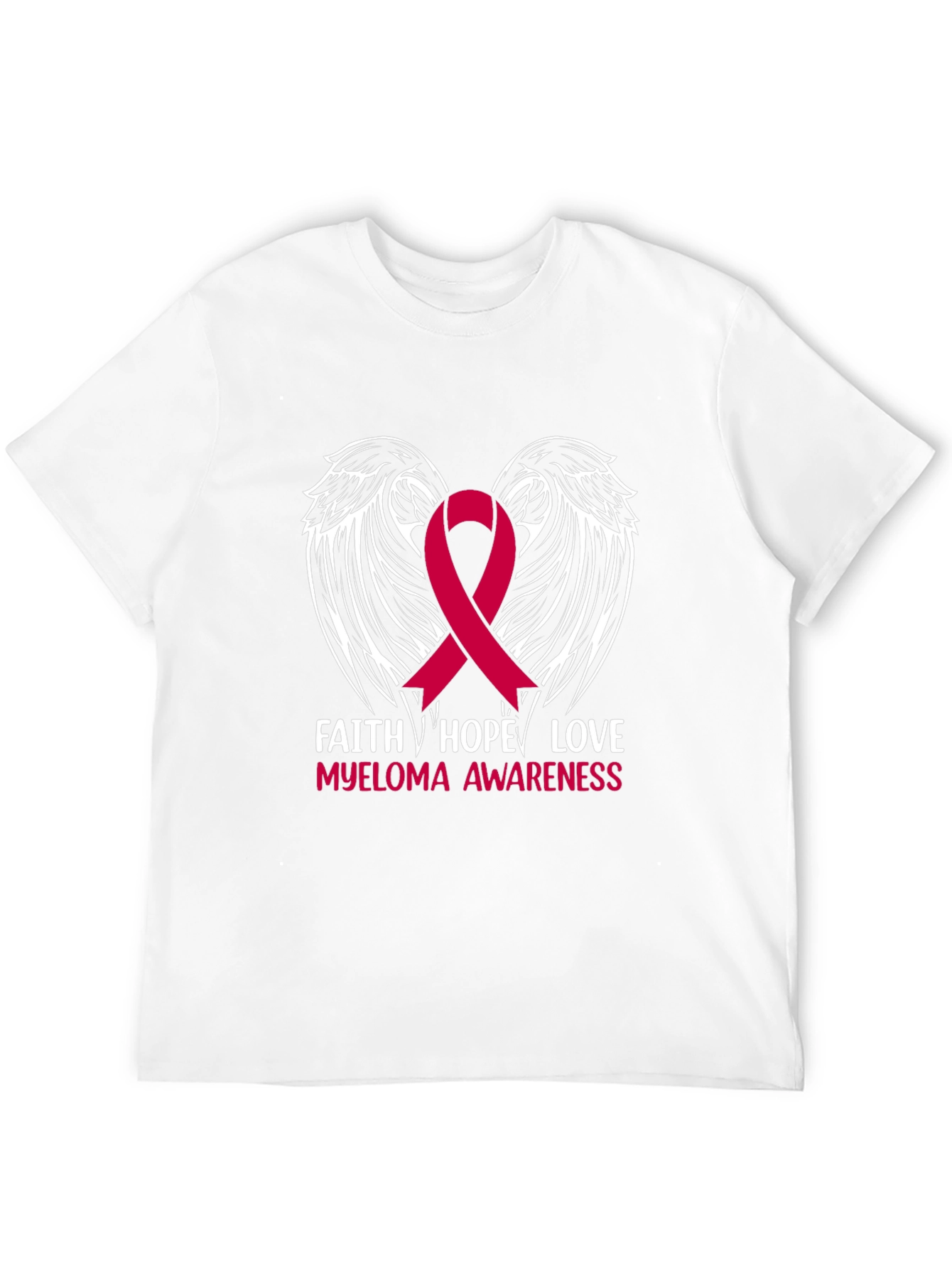 Faith Hope Love Myeloma Awareness T-Shirt