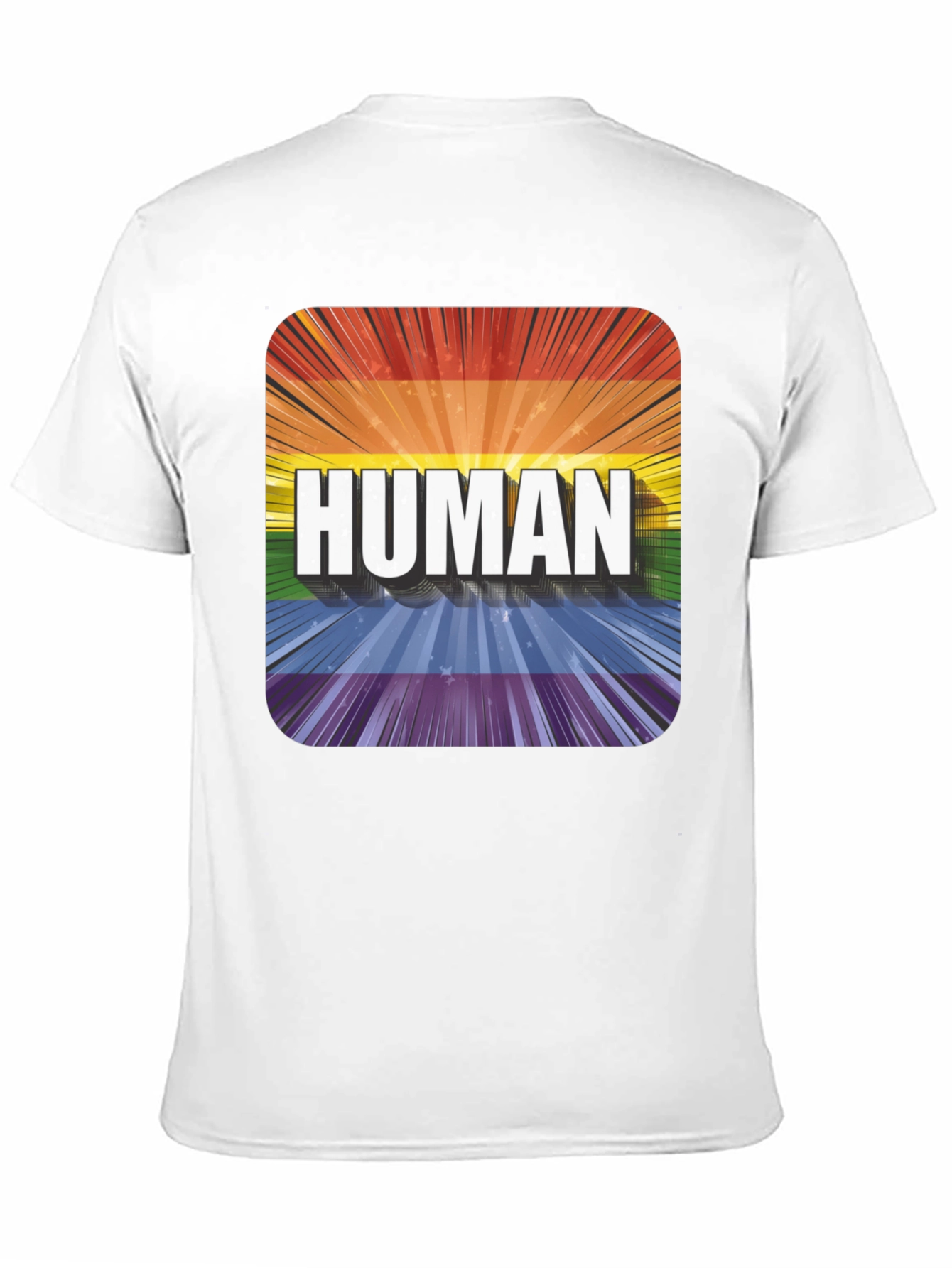 Human Pride T-Shirt - LGBTQ+ Rainbow Tee