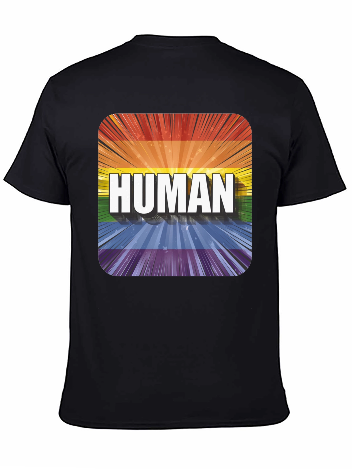 Human Pride T-Shirt - LGBTQ+ Rainbow Tee