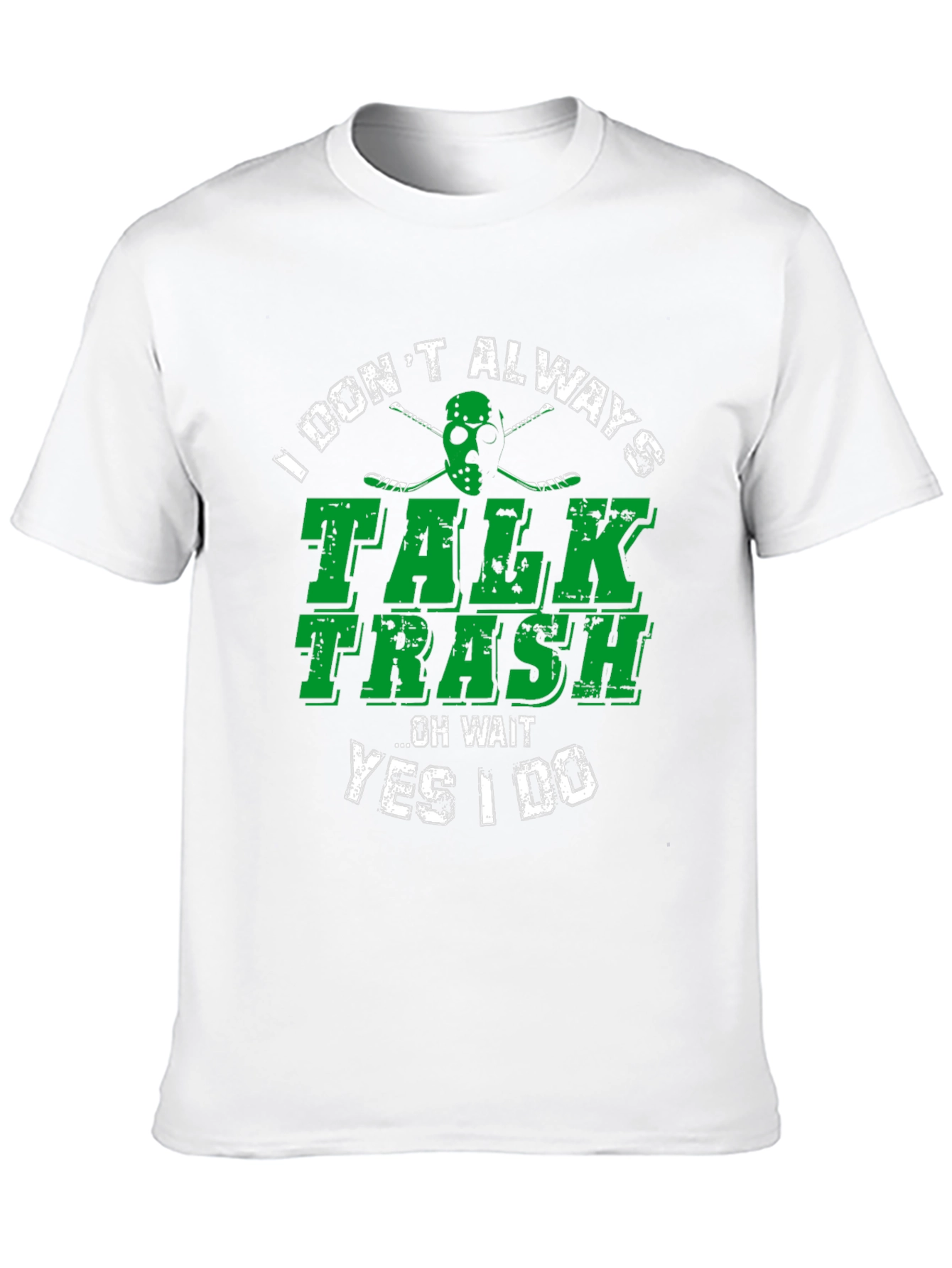 Talk Trash T-Shirt - Funny Hockey Jason Mask Tee