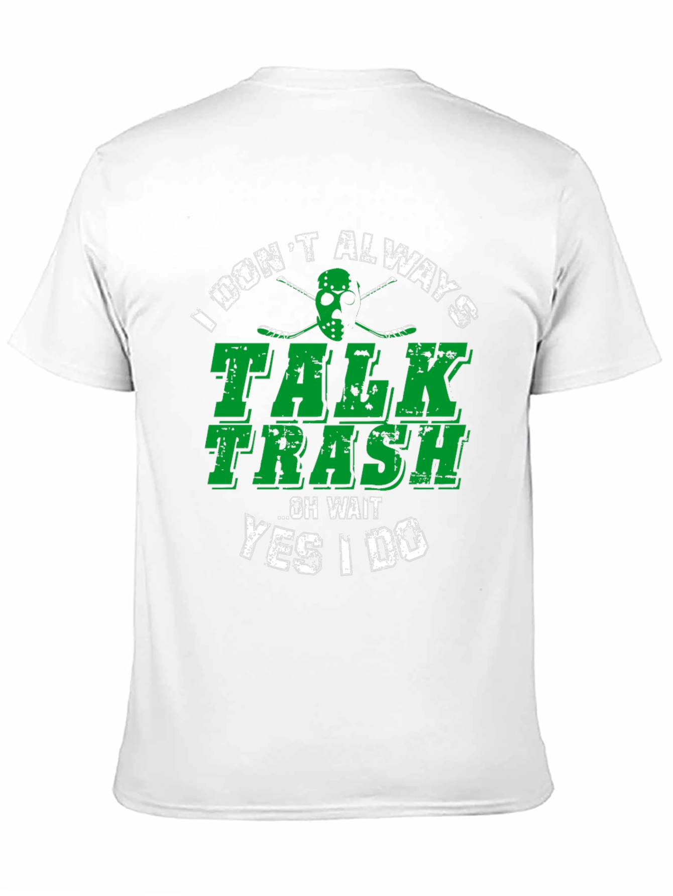 Talk Trash T-Shirt - Funny Hockey Jason Mask Tee