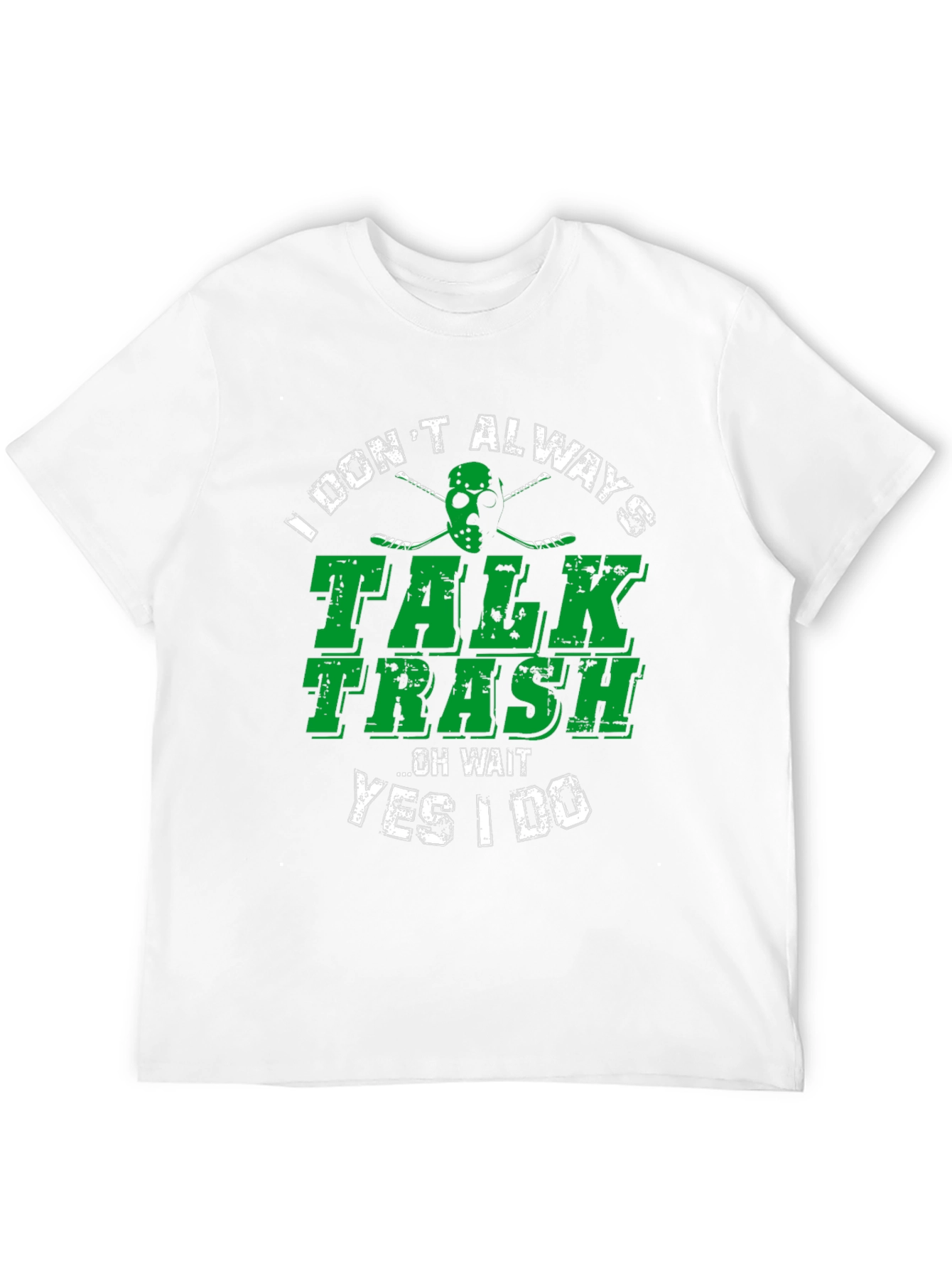 Talk Trash T-Shirt - Funny Hockey Jason Mask Tee