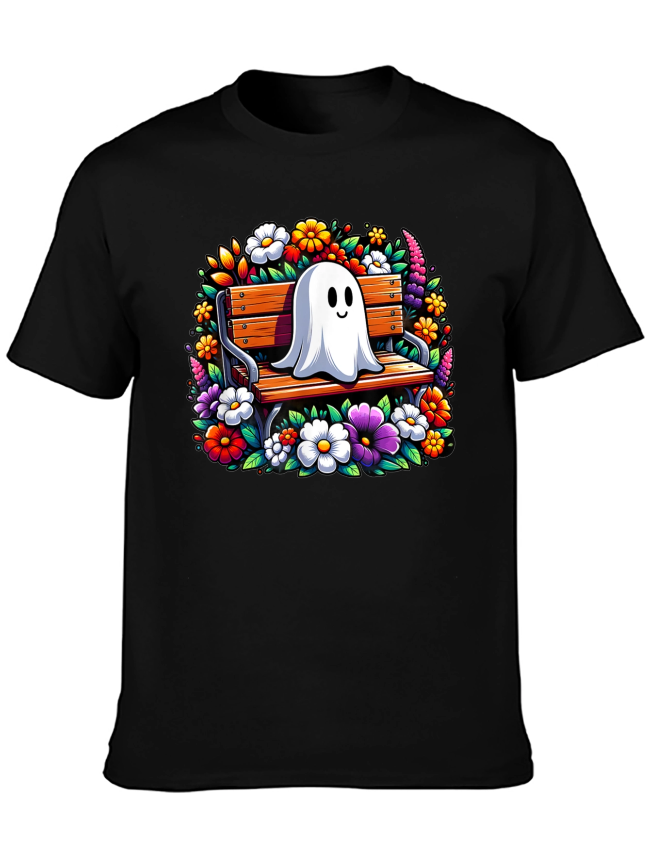 Ghost on Bench Graphic Tee