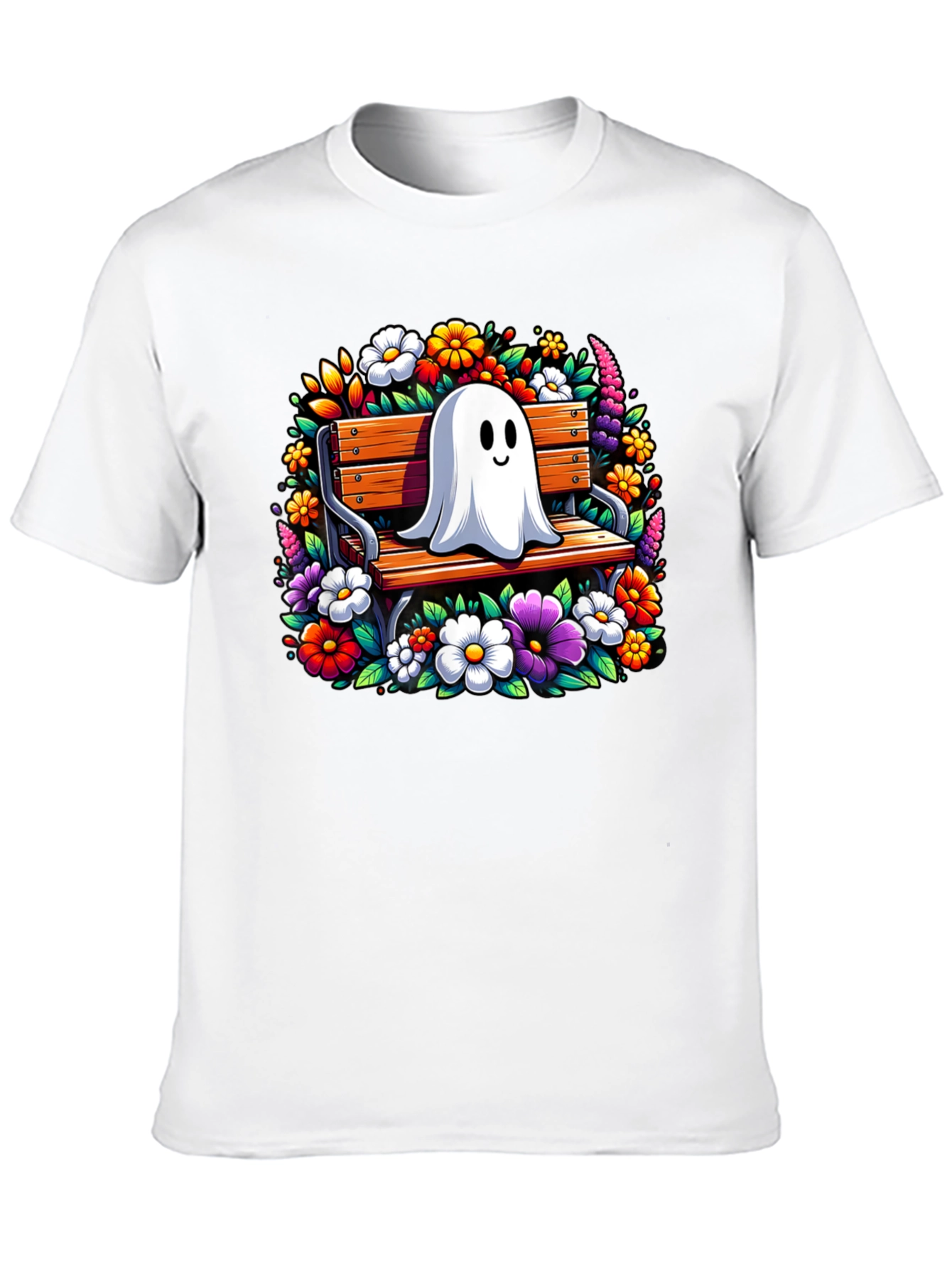 Ghost on Bench Graphic Tee