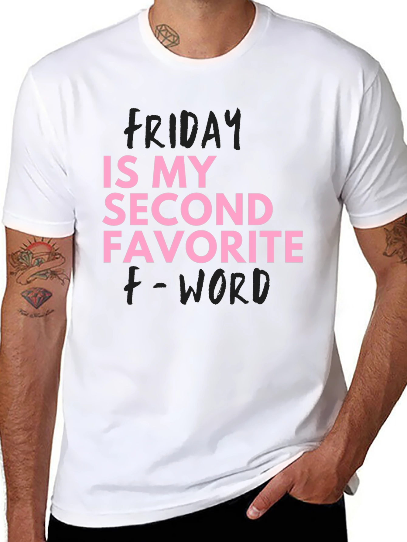 Funny Friday T-Shirt Second Favorite F-Word