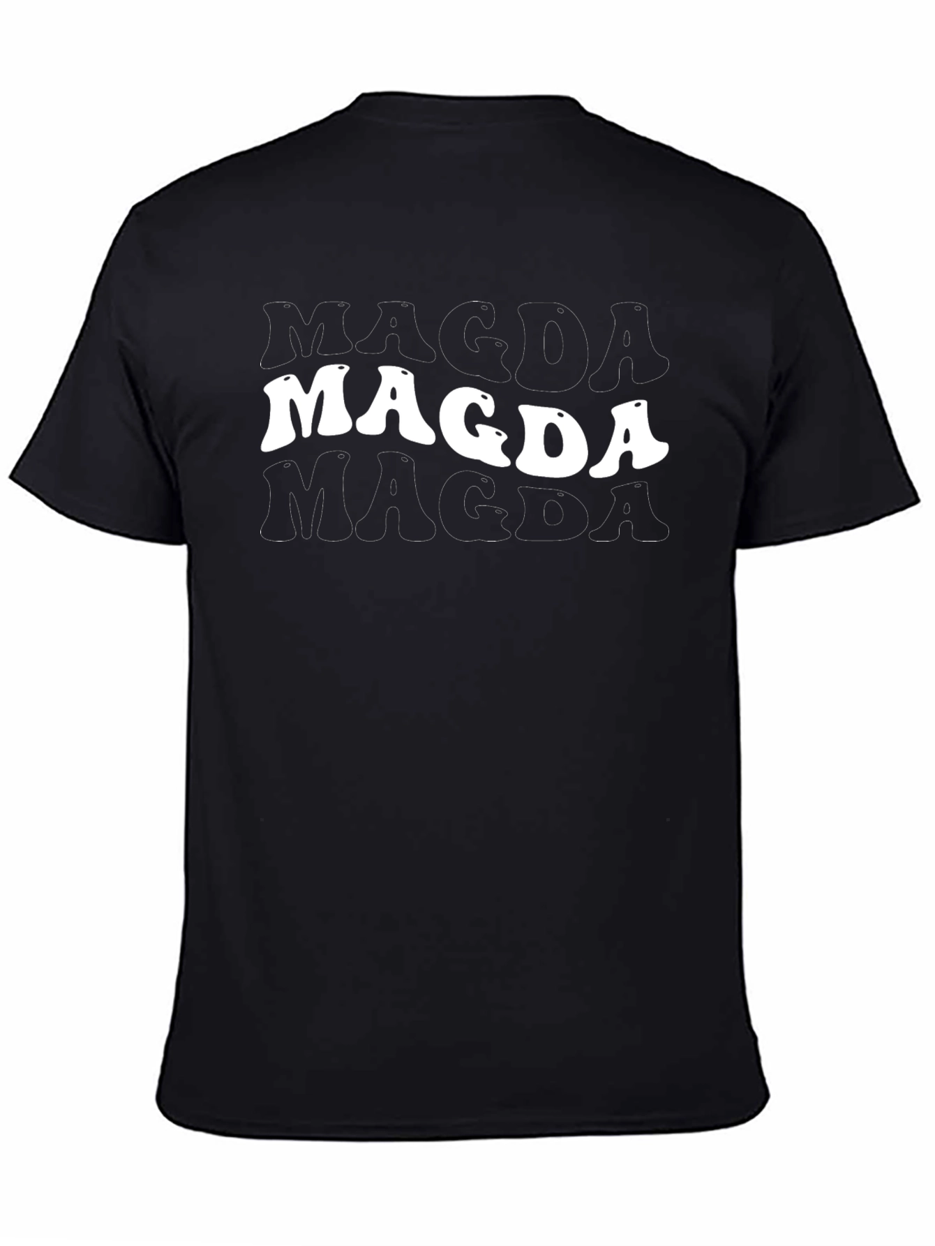 Magda T-Shirt - Retro Text Graphic Tee