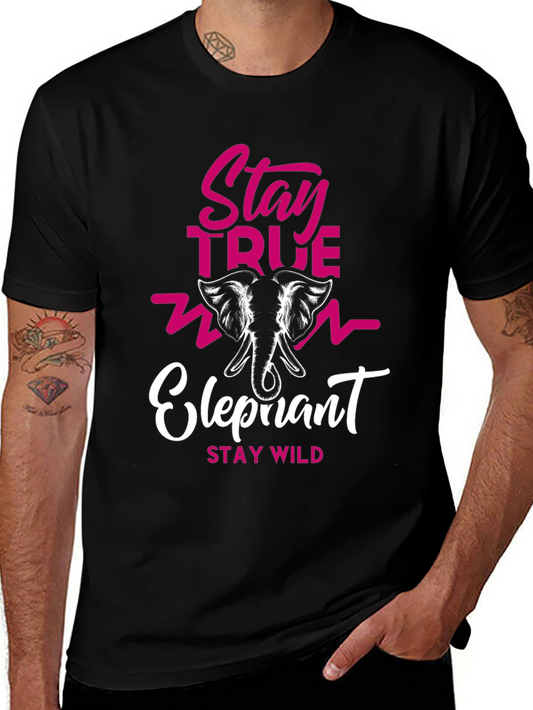 Stay True Elephant Graphic Tee