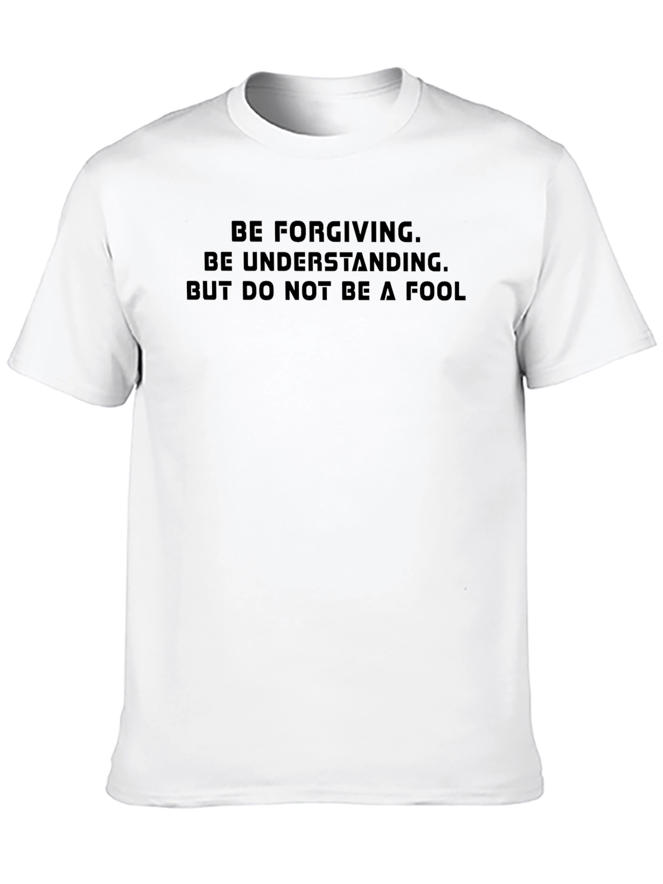 Be Forgiving Black Graphic Tee
