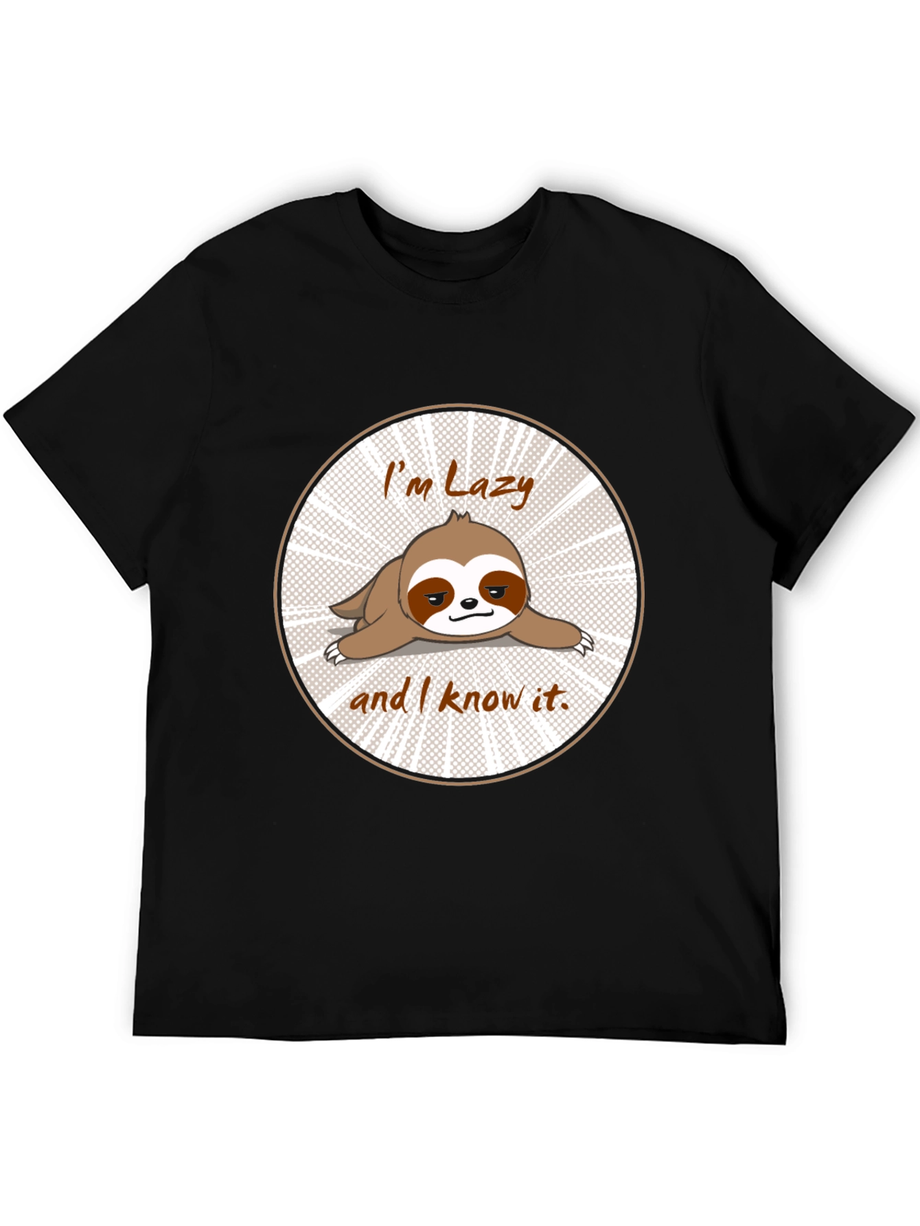 Lazy Sloth T-Shirt Funny Graphic Tee
