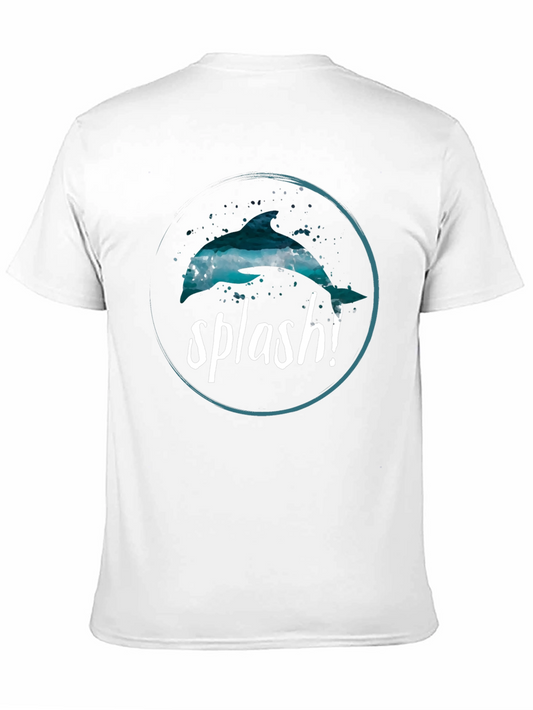 Splash Dolphin Graphic Tee
