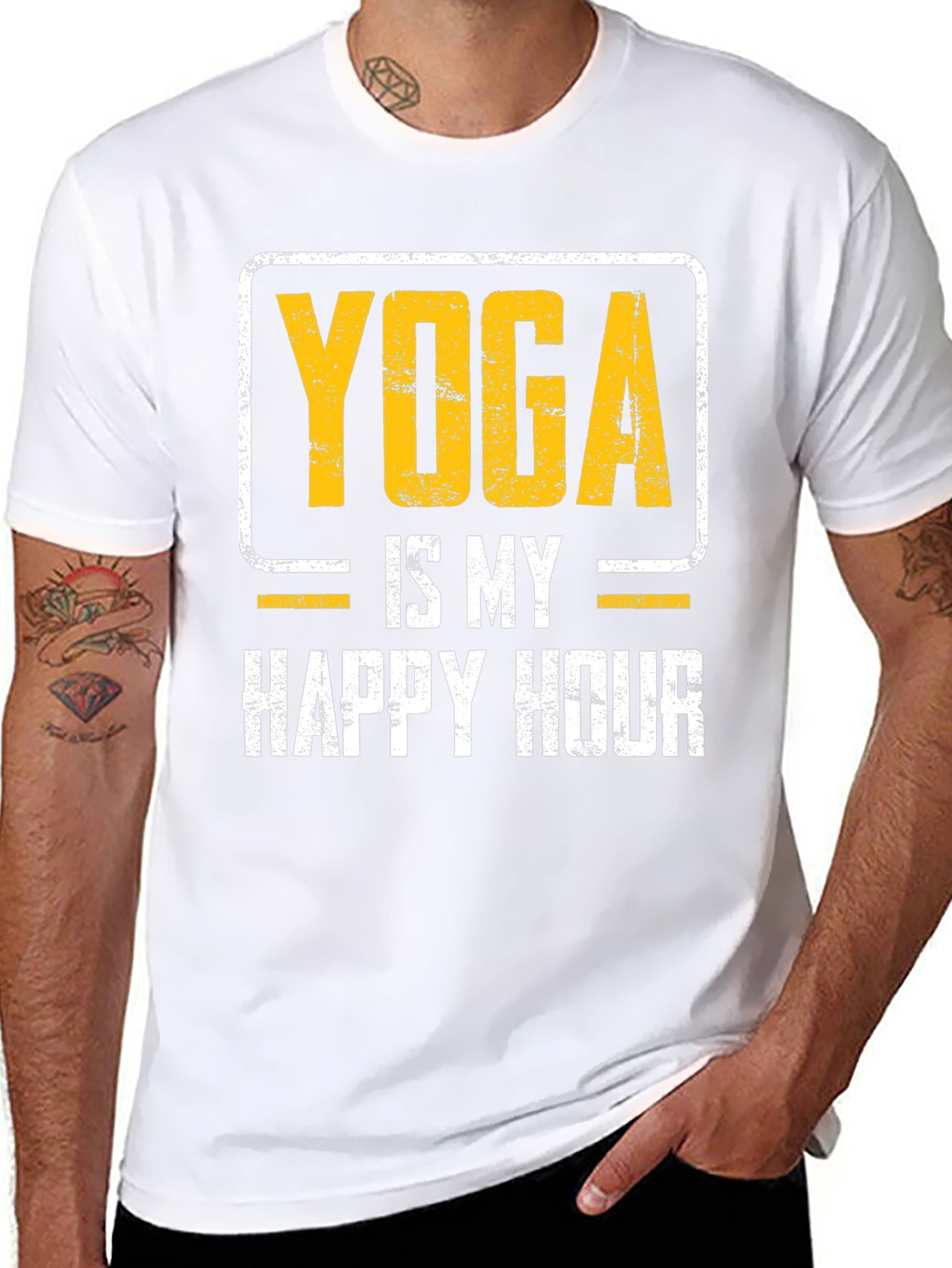 Yoga Is My Happy Hour T-Shirt
