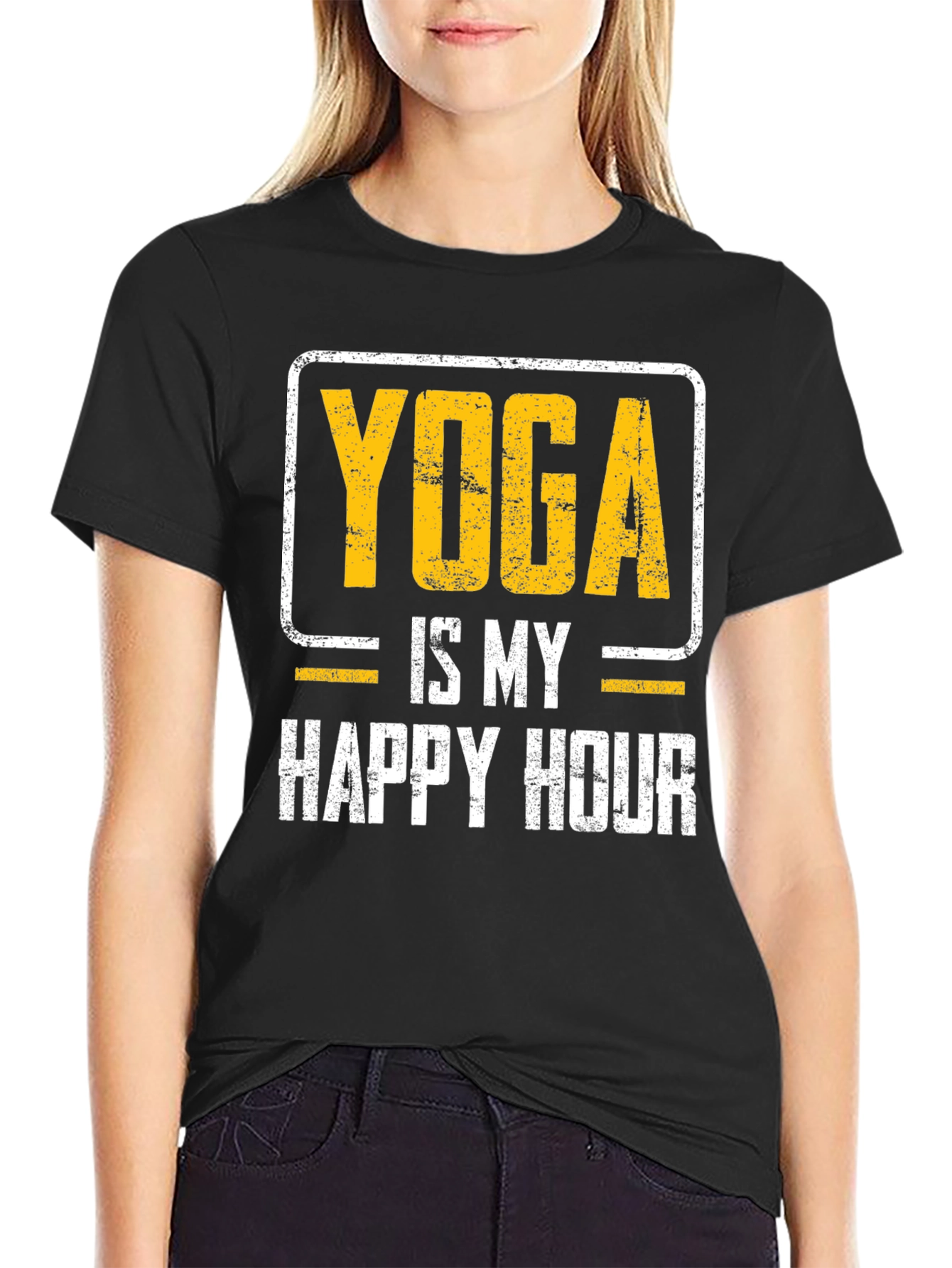 Yoga Is My Happy Hour T-Shirt