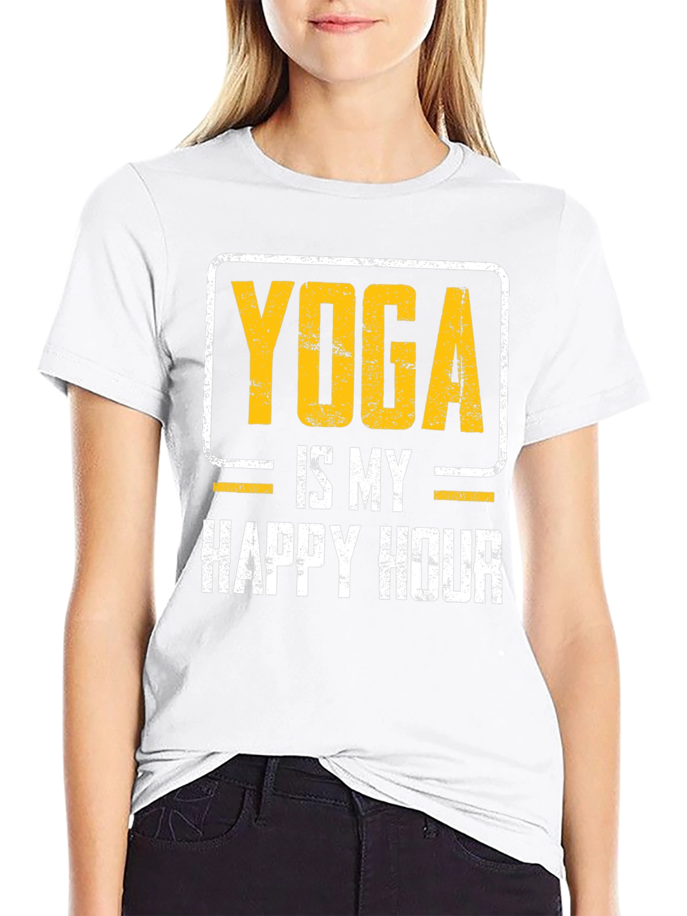 Yoga Is My Happy Hour T-Shirt