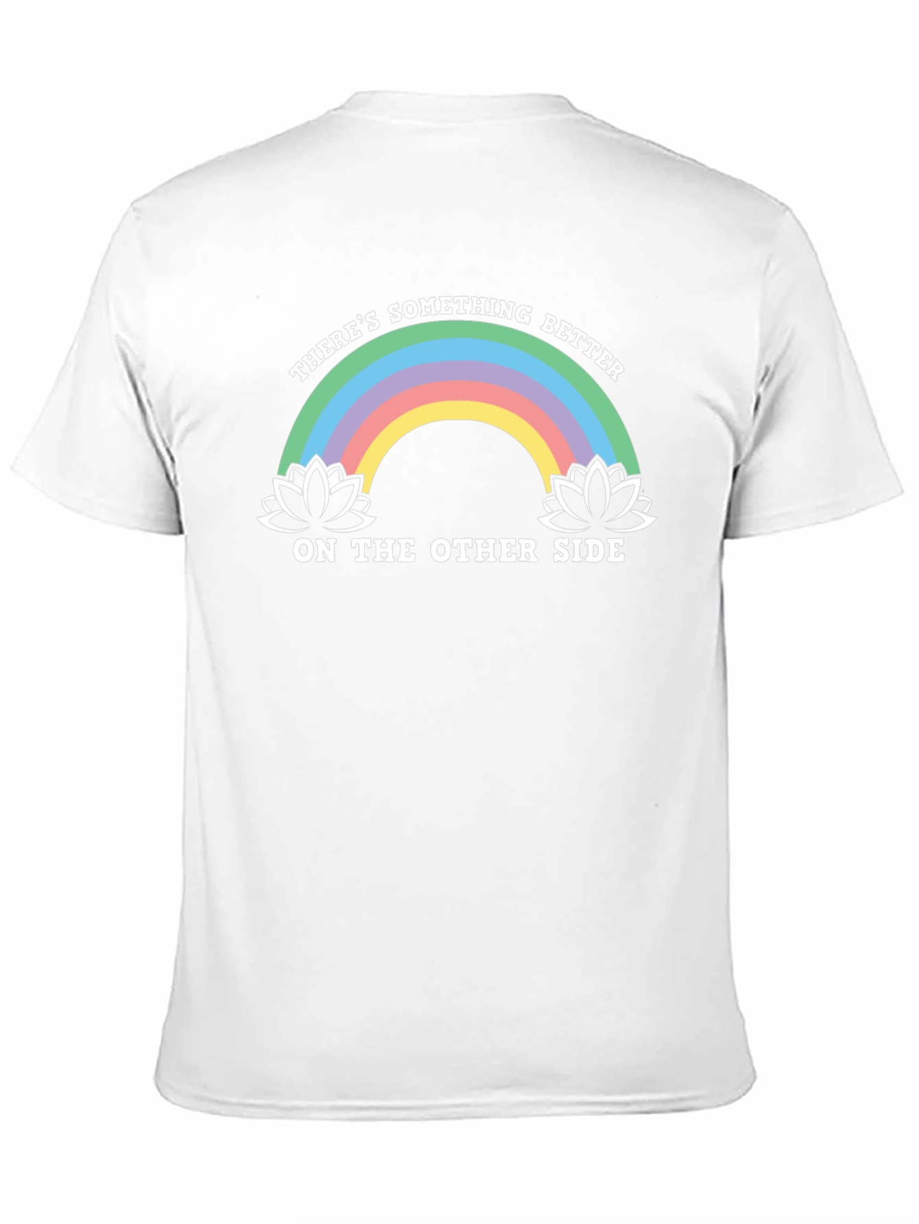 Rainbow Lotus Something Better Black T-Shirt