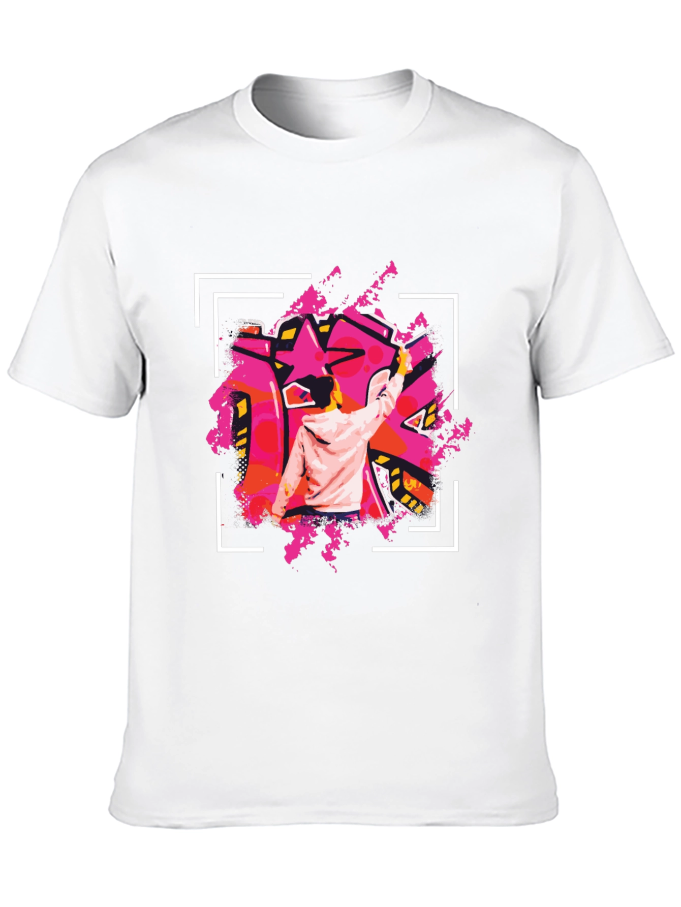 Graffiti Artist Graphic Tee - Urban Style