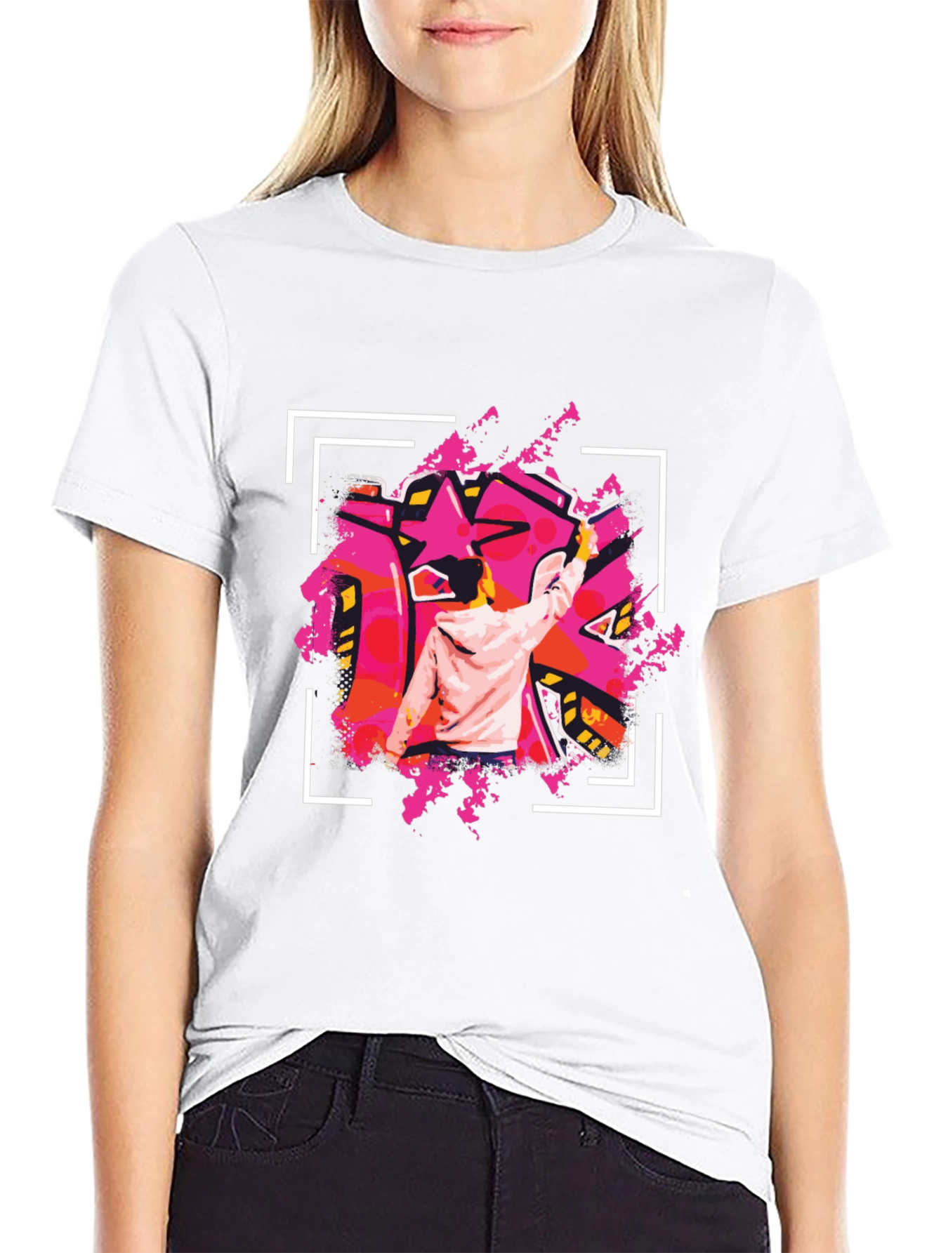 Graffiti Artist Graphic Tee - Urban Style