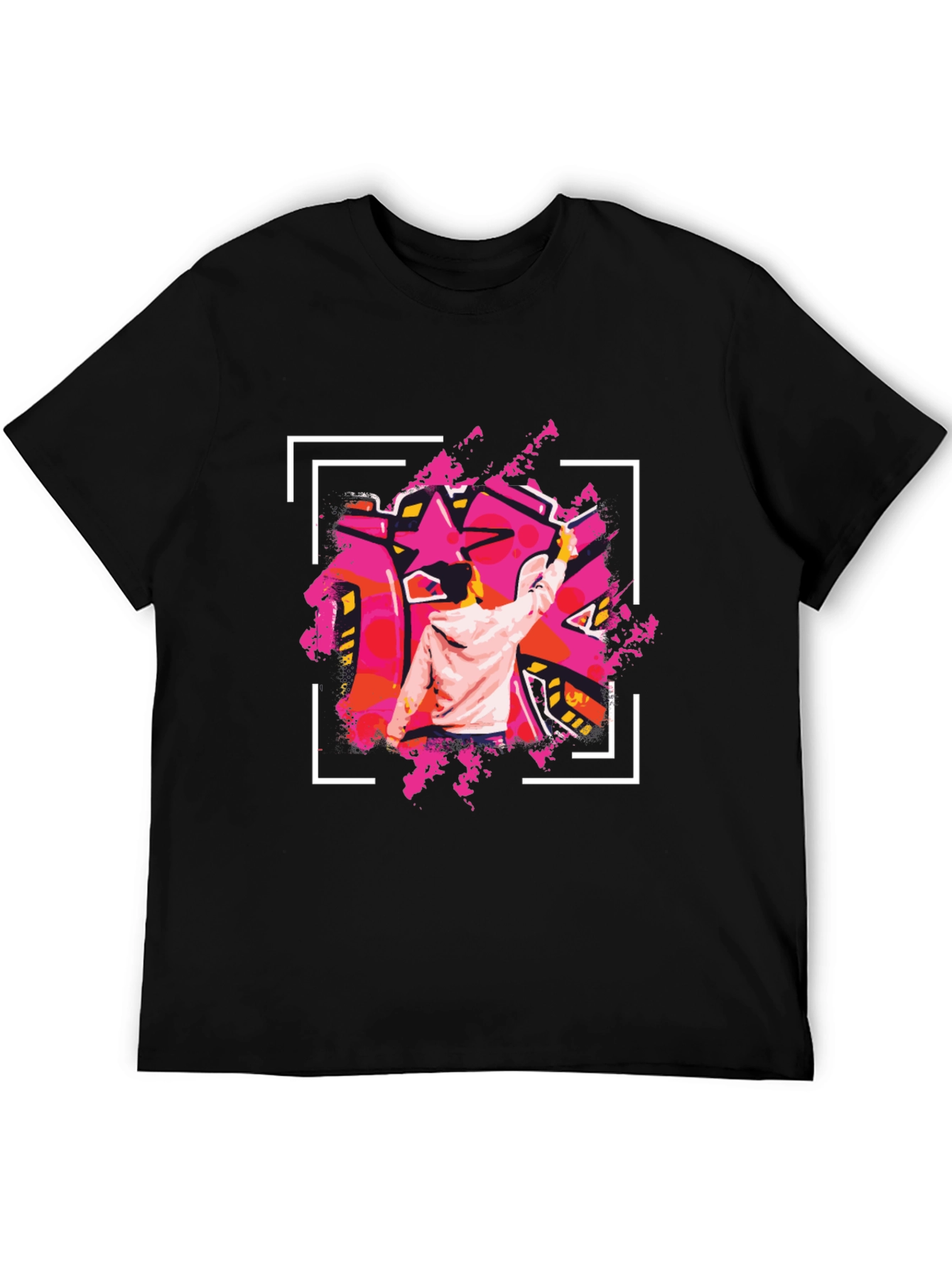 Graffiti Artist Graphic Tee - Urban Style