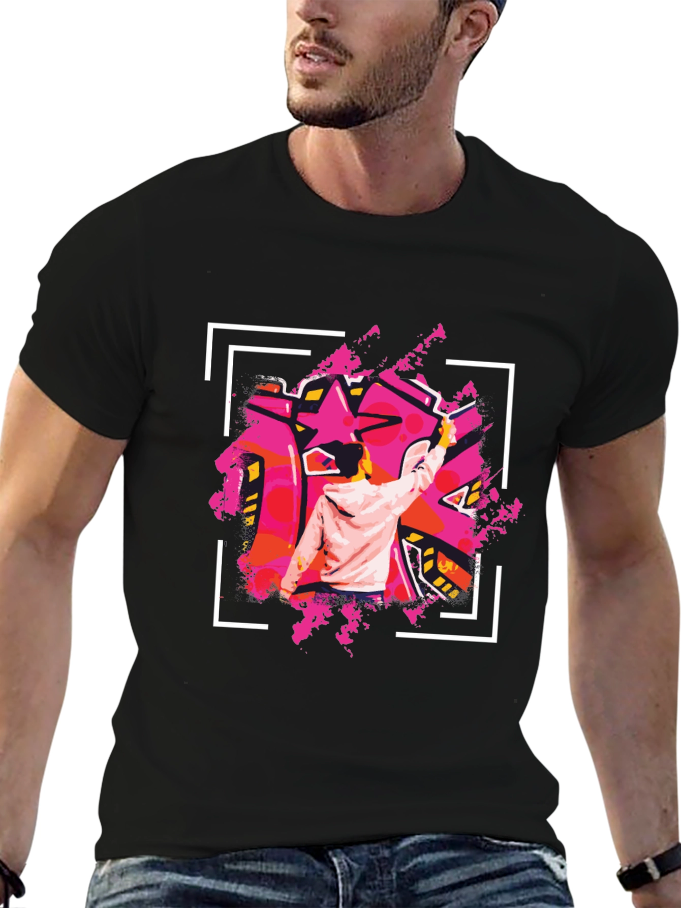 Graffiti Artist Graphic Tee - Urban Style