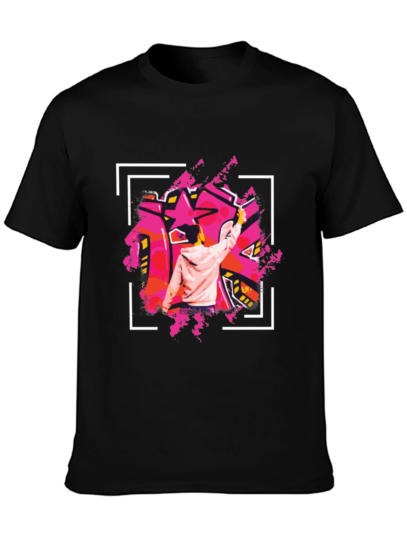 Graffiti Artist Graphic Tee - Urban Style