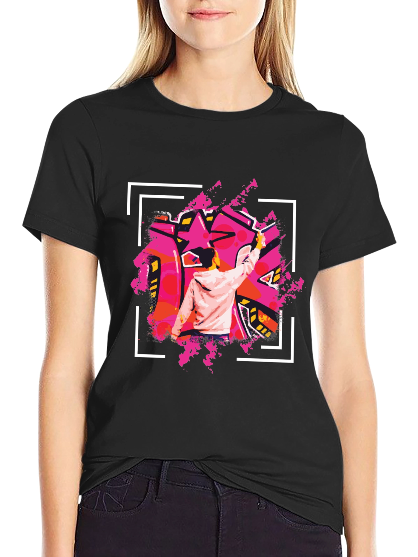Graffiti Artist Graphic Tee - Urban Style