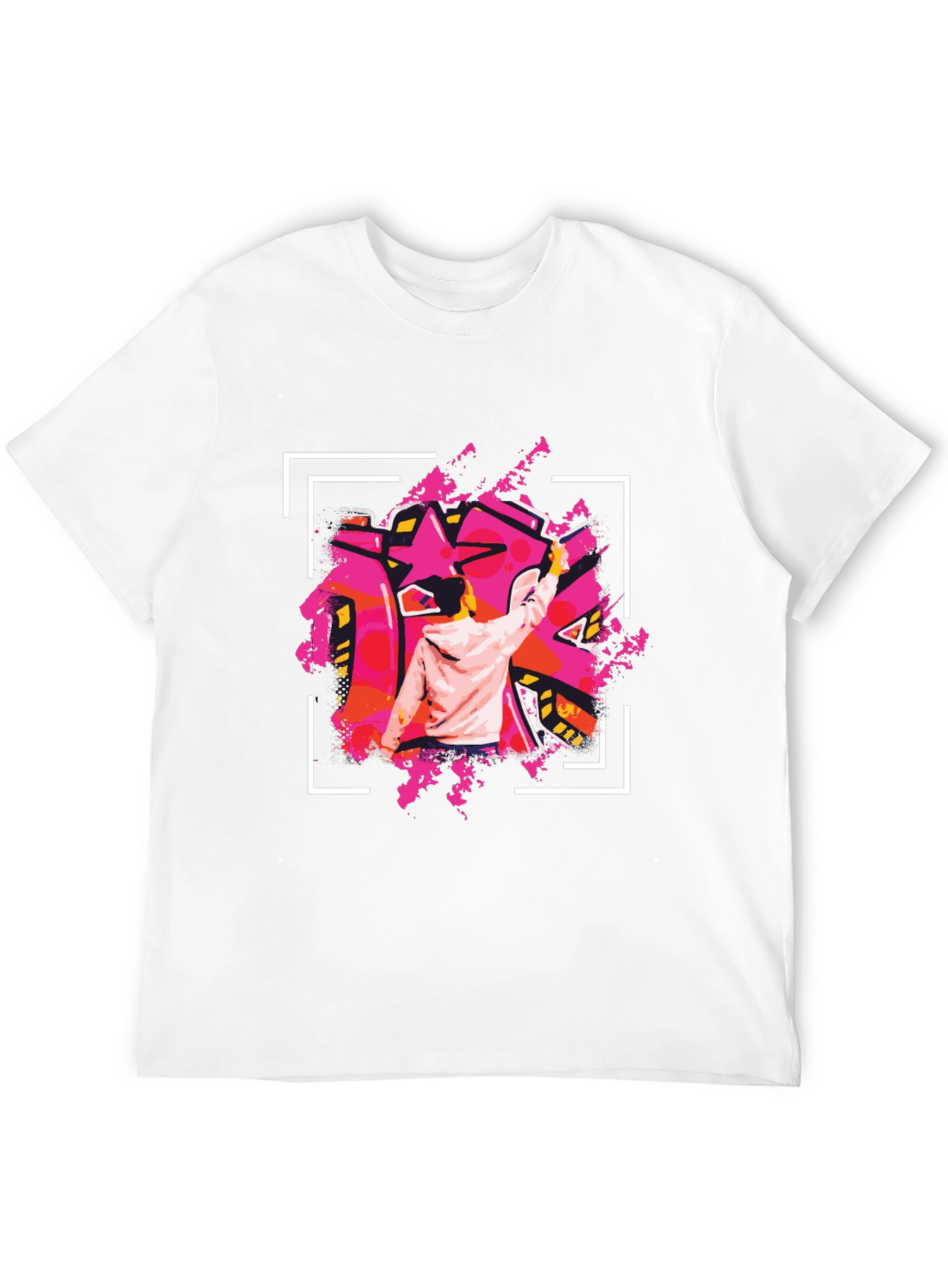 Graffiti Artist Graphic Tee - Urban Style