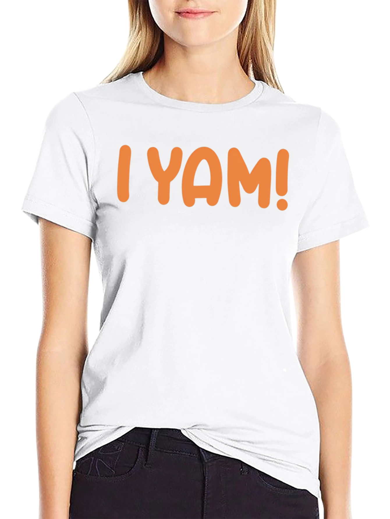I Yam! Funny Graphic Tee - Black