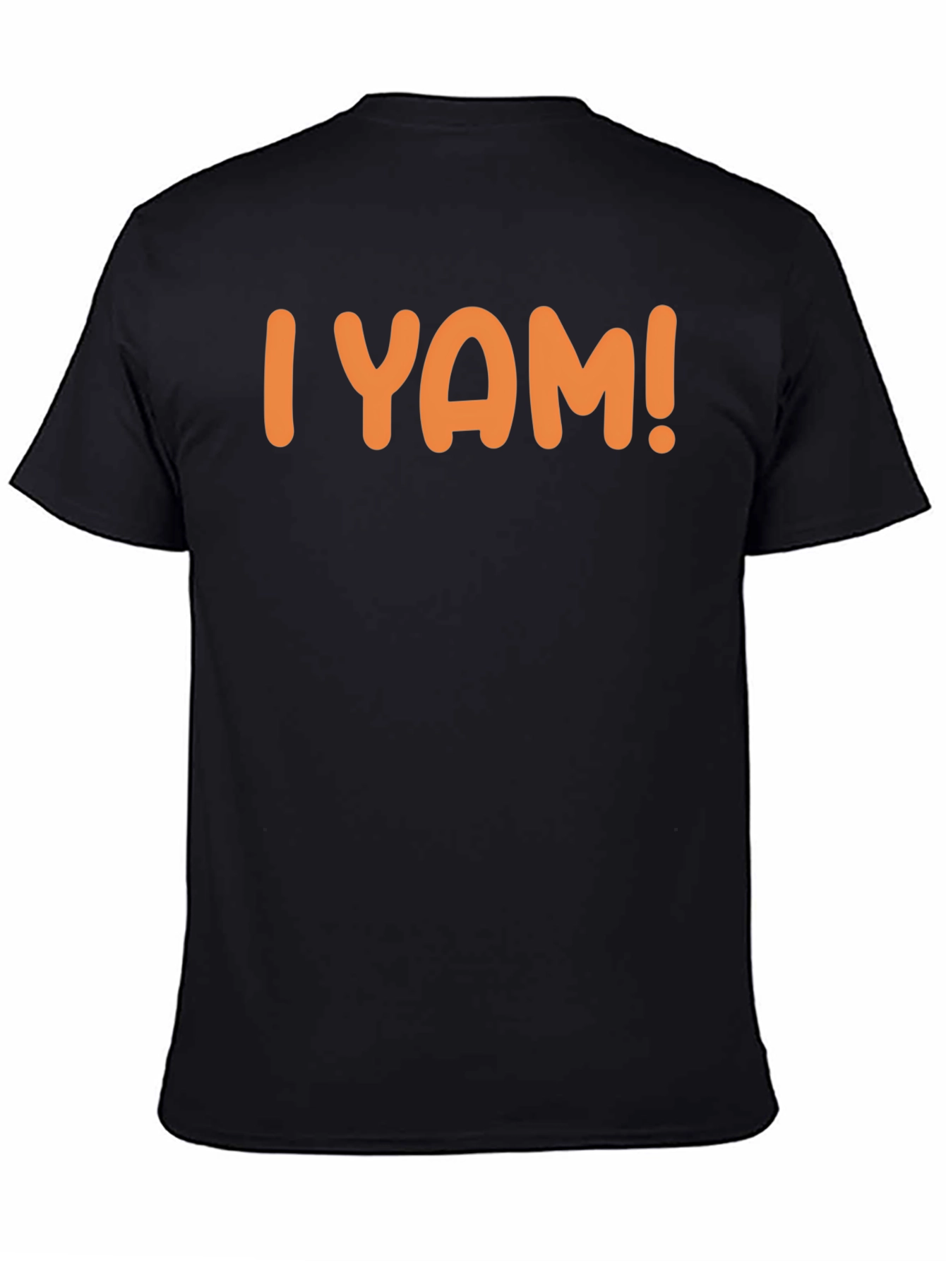 I Yam! Funny Graphic Tee - Black
