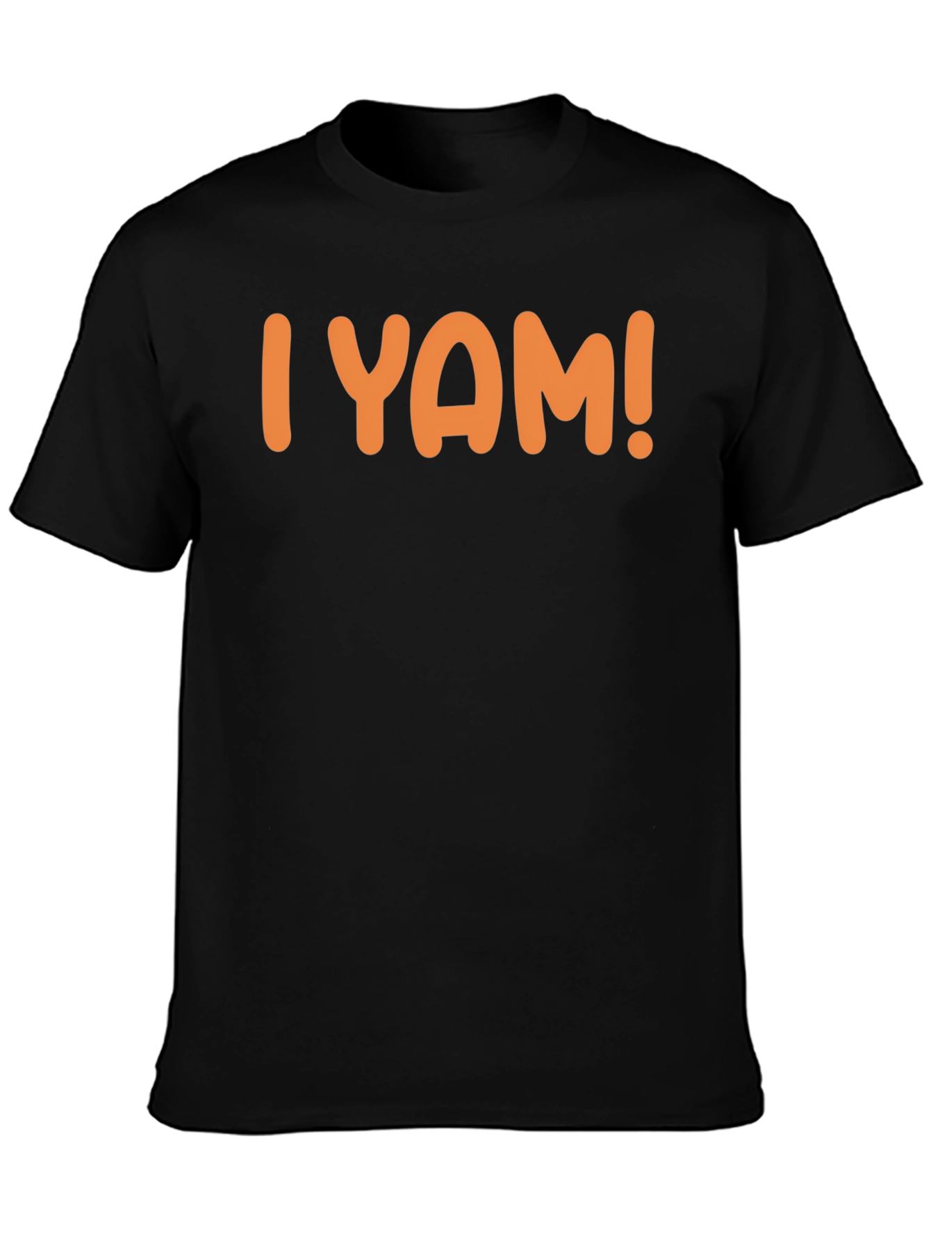 I Yam! Funny Graphic Tee - Black