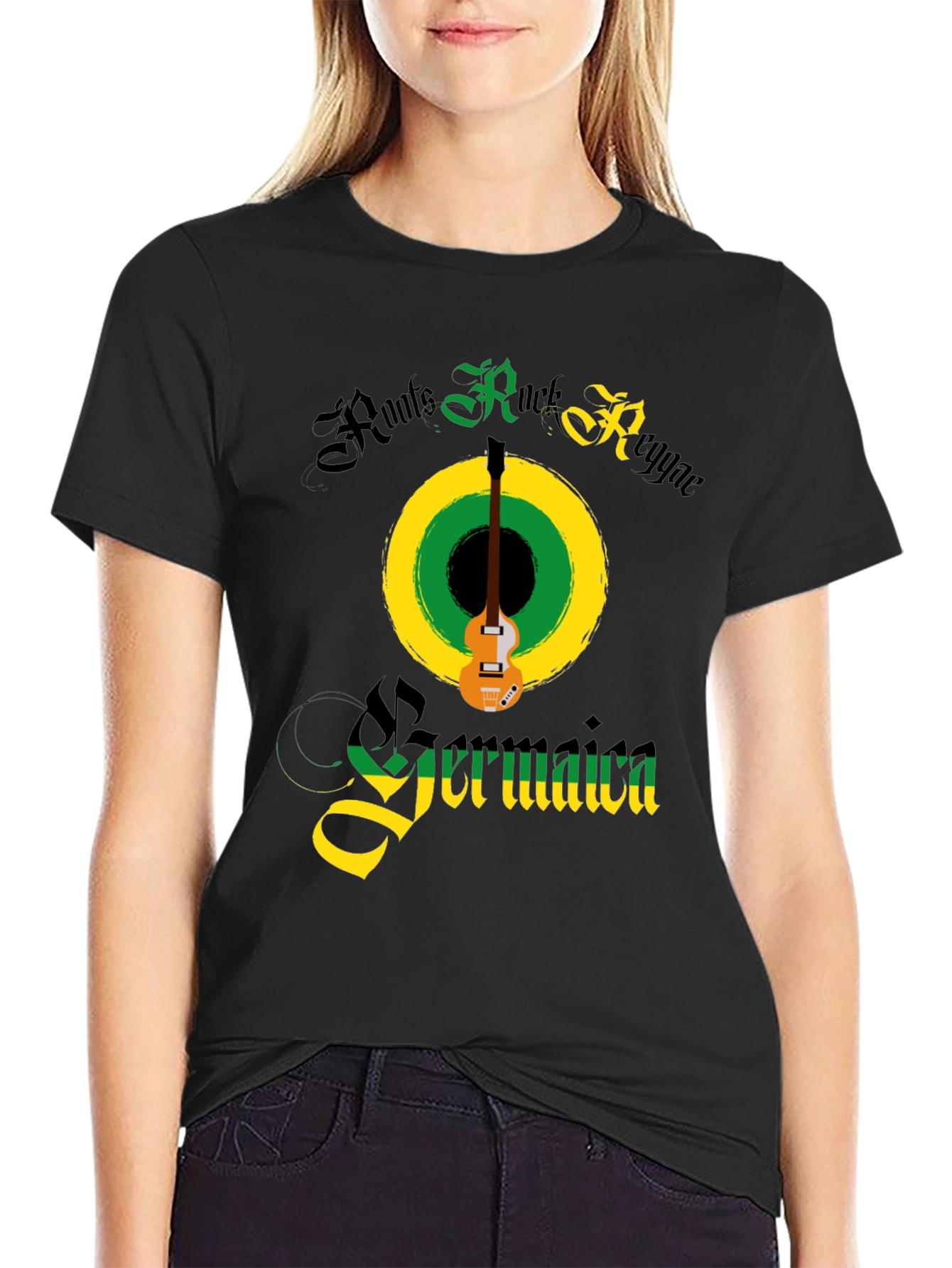 Roots Rock Reggae Jamaica Graphic Tee