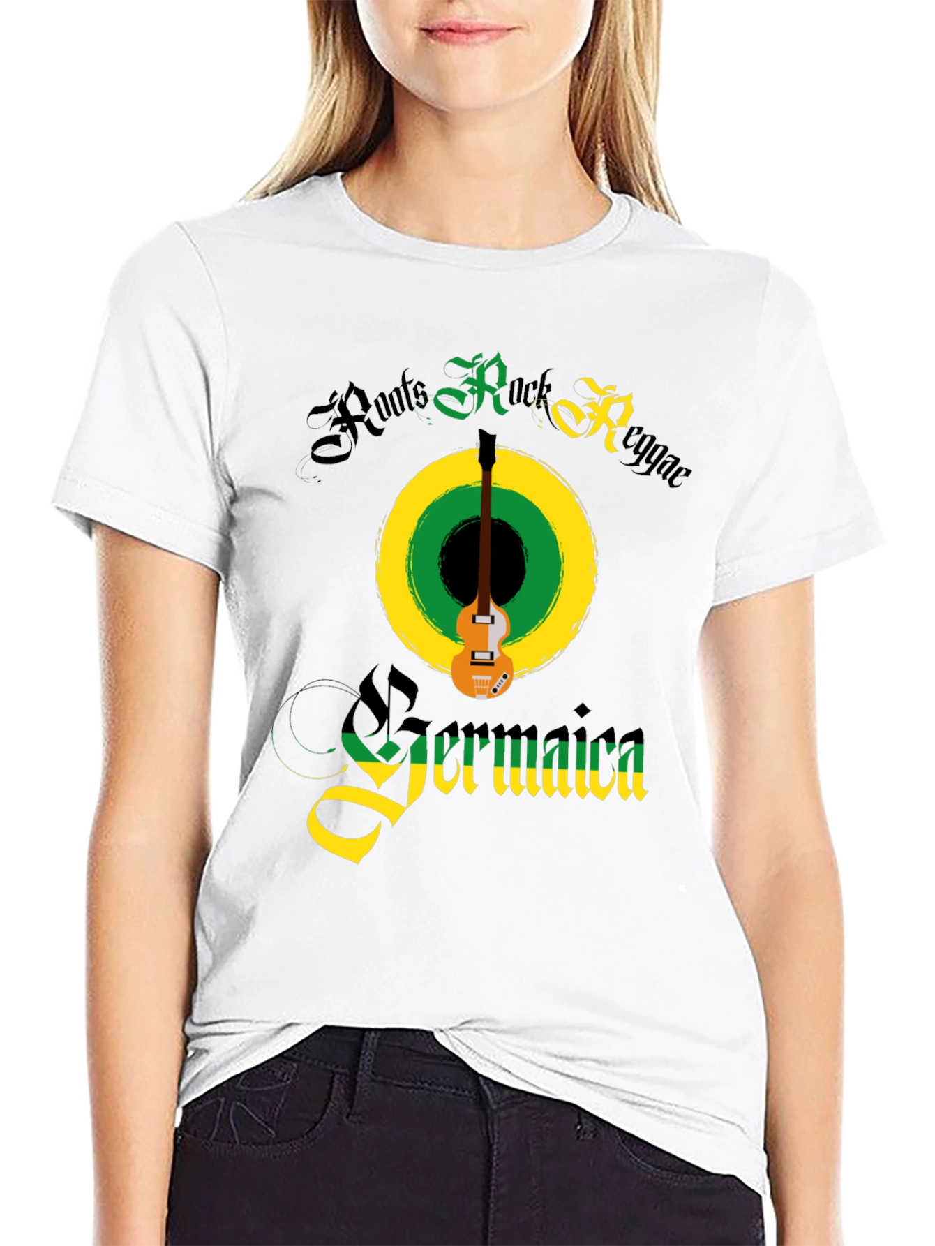 Roots Rock Reggae Jamaica Graphic Tee