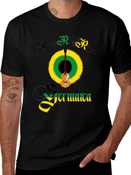 Roots Rock Reggae Jamaica Graphic Tee