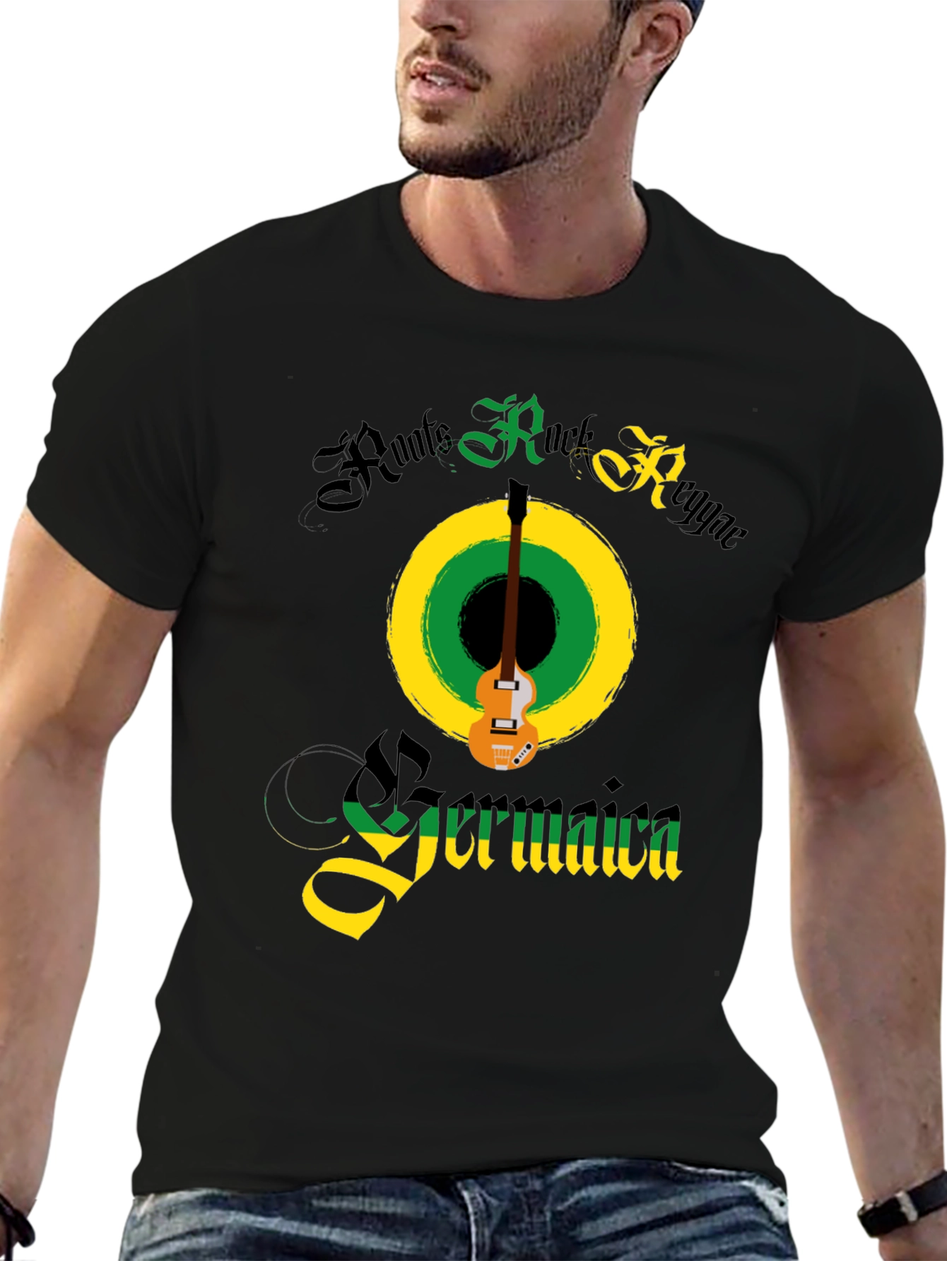 Roots Rock Reggae Jamaica Graphic Tee