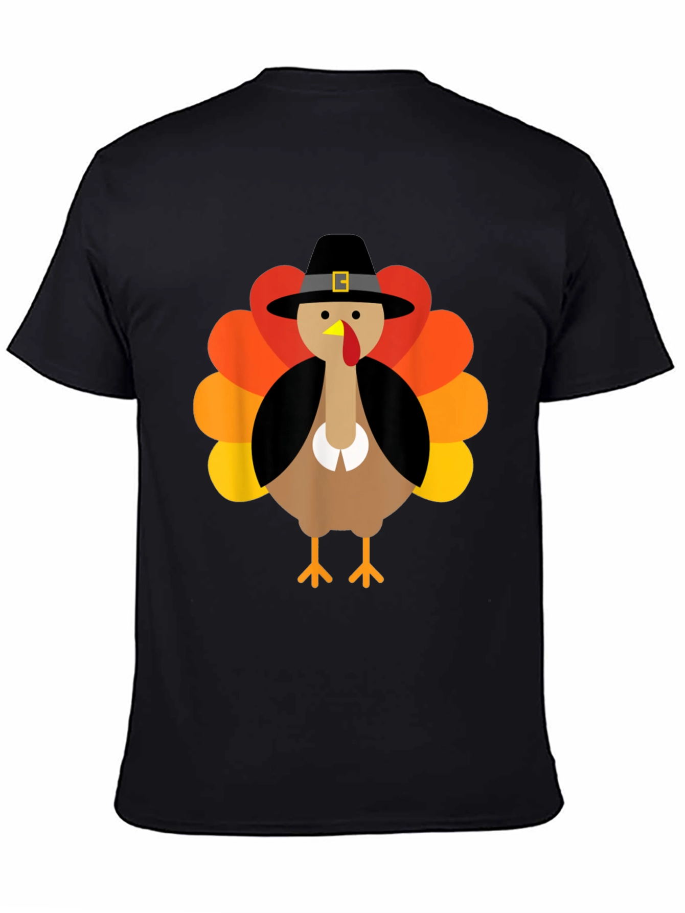 Thanksgiving Turkey Pilgrim Hat T-Shirt