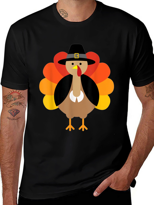 Thanksgiving Turkey Pilgrim Hat T-Shirt