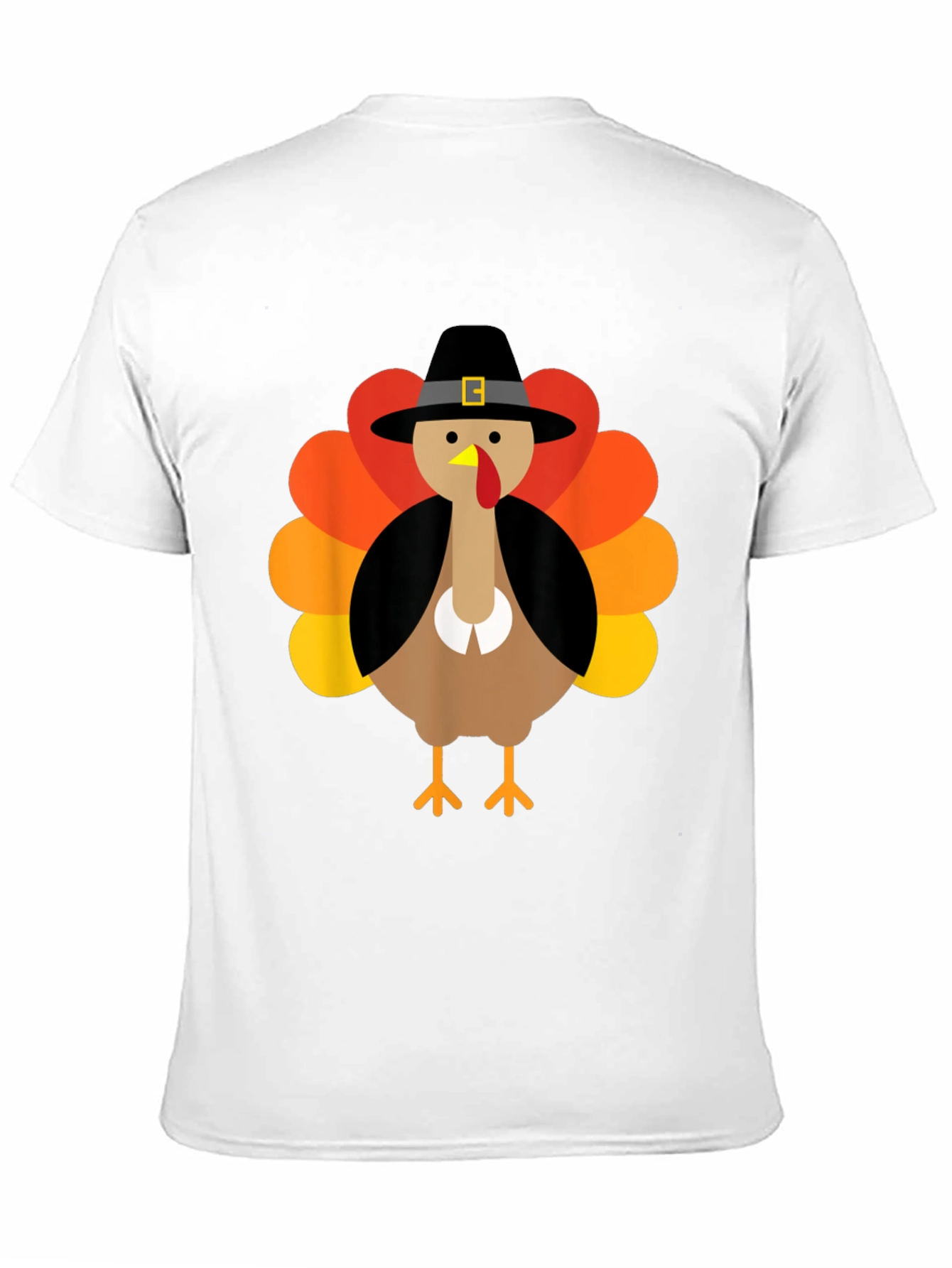 Thanksgiving Turkey Pilgrim Hat T-Shirt