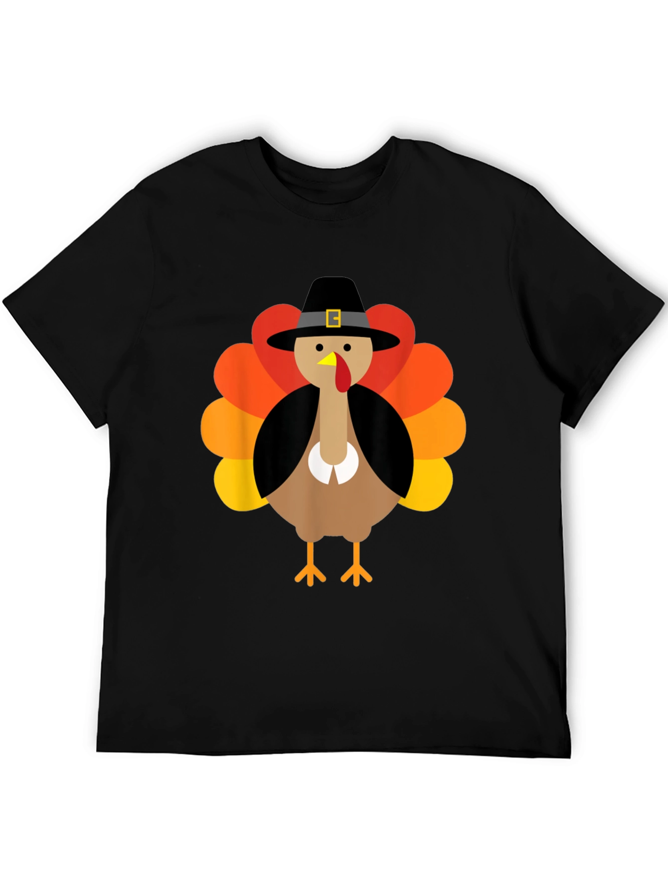 Thanksgiving Turkey Pilgrim Hat T-Shirt
