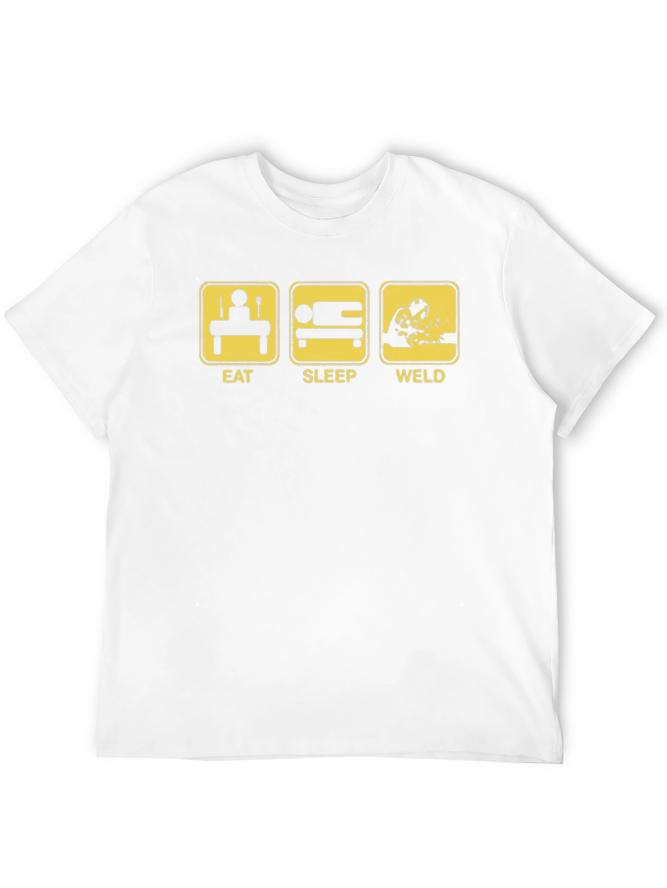 Eat Sleep Weld Black T-Shirt